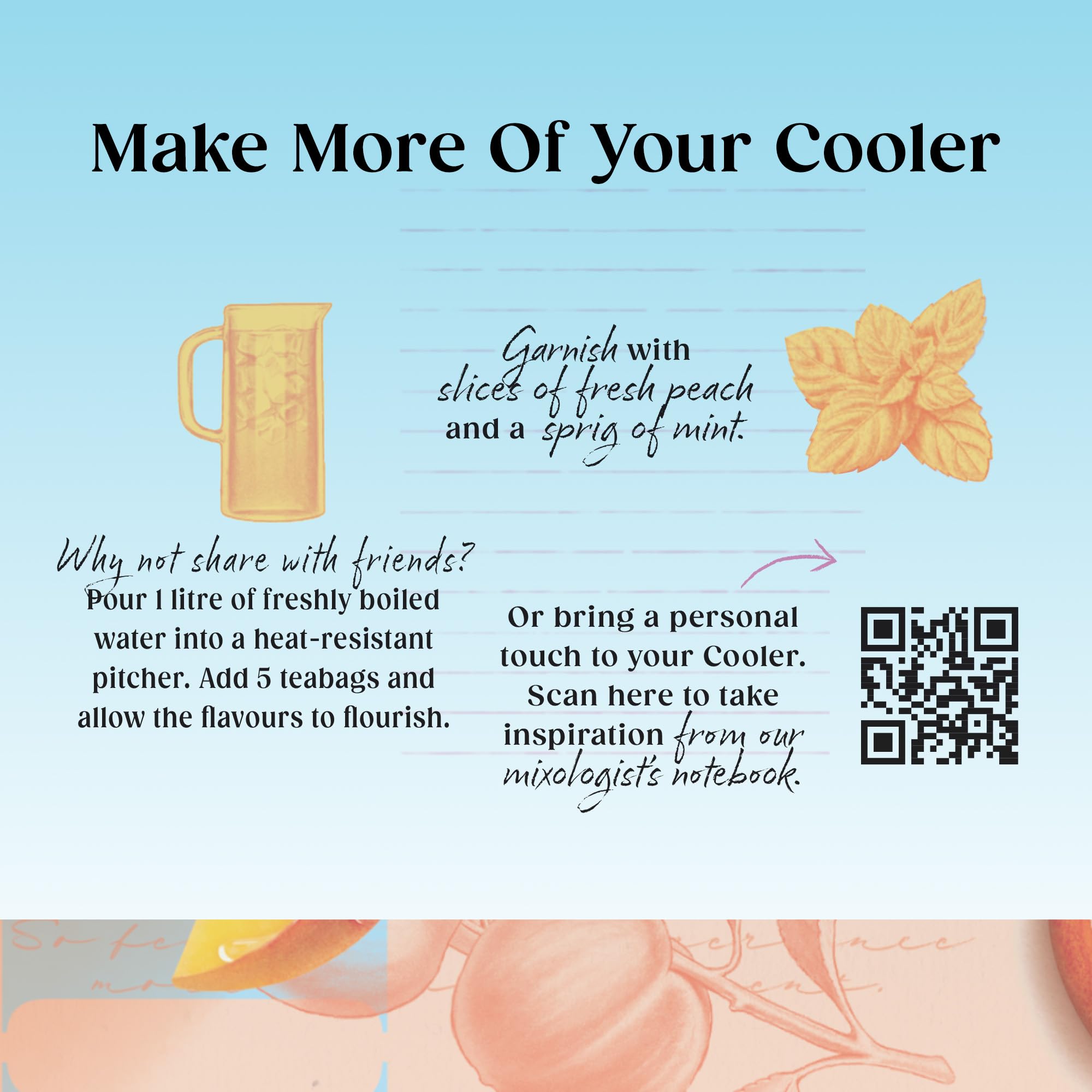 Twinings Peach Cooler Fruit Infusion Tea Bags - 20 Tea Bags, Naturally Caffeine Free, Sugar Free