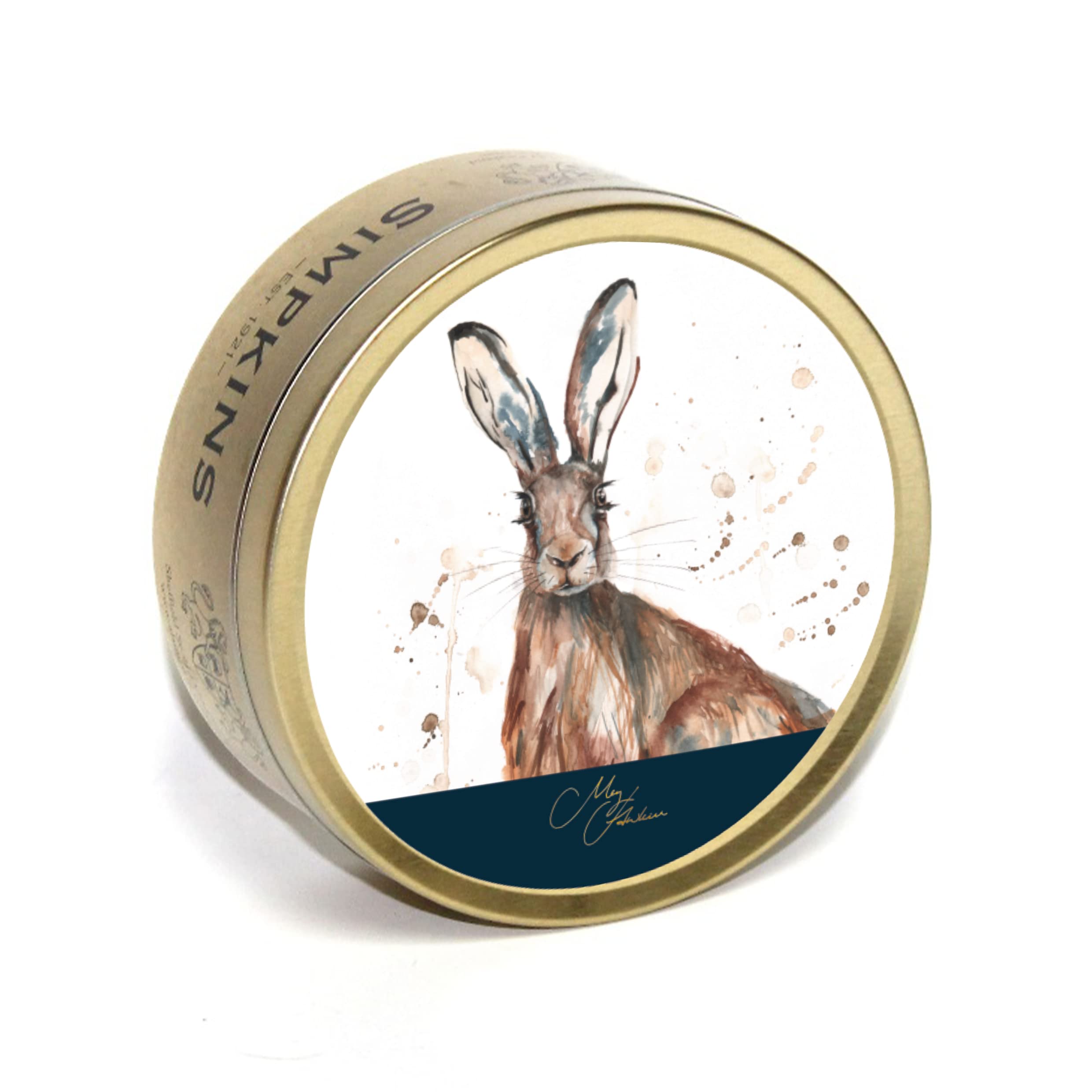 Simpkins Meg Hawkins Hare Tin with Mixed Fruit Drops - Travel Sweets