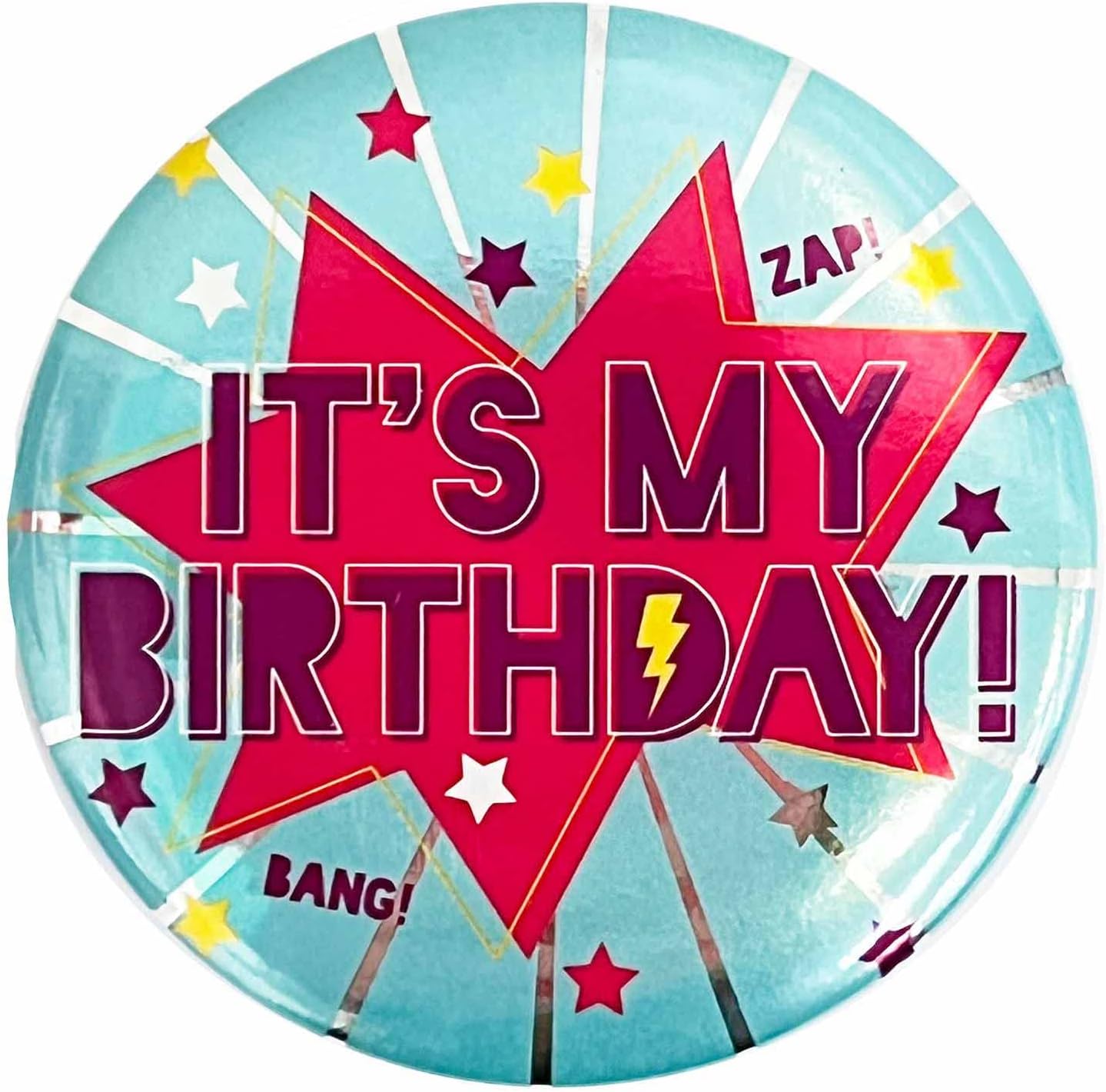 Amscan It's My Birthday Hero Blue Badge