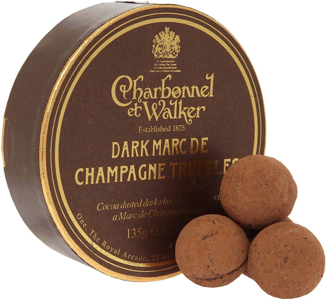 Charbonnel et Walker Dark Marc de Champagne Truffles, 135g