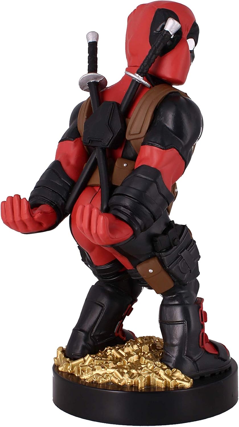 Marvel Deadpool Rear View Cable Guy - Controller & Phone Holder with Charging Cable 8