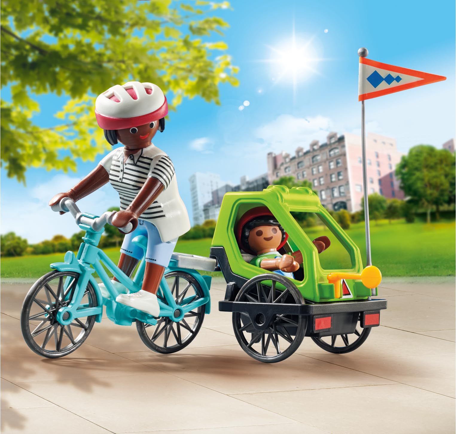 Playmobil 70601 Special Plus Bicycle Excursion Playset - Mother and Child Bike Adventure for Ages 4+ 4