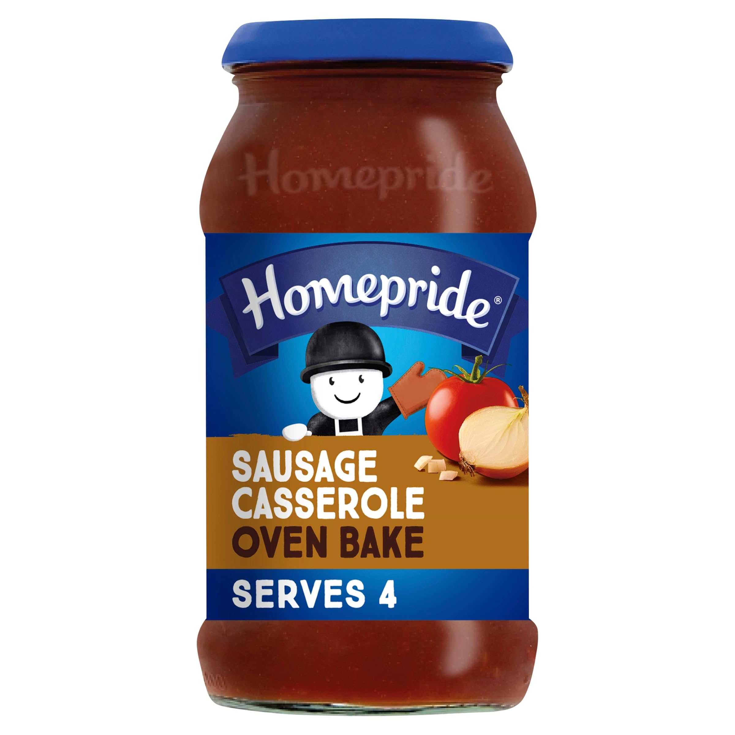 Homepride Sausage Casserole Oven Bake Cooking Sauce - Low in Saturated Fat, Vegetarian, 485g