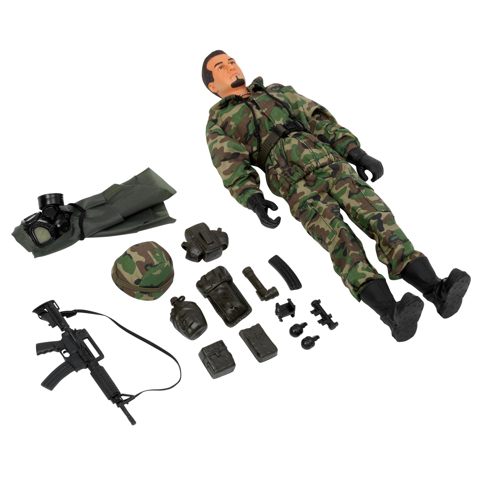 WORLD PEACEKEEPERS 12" Marine (NBC Specialist) Action Figure by Peterkin - 1:6 Scale with Accessories 9