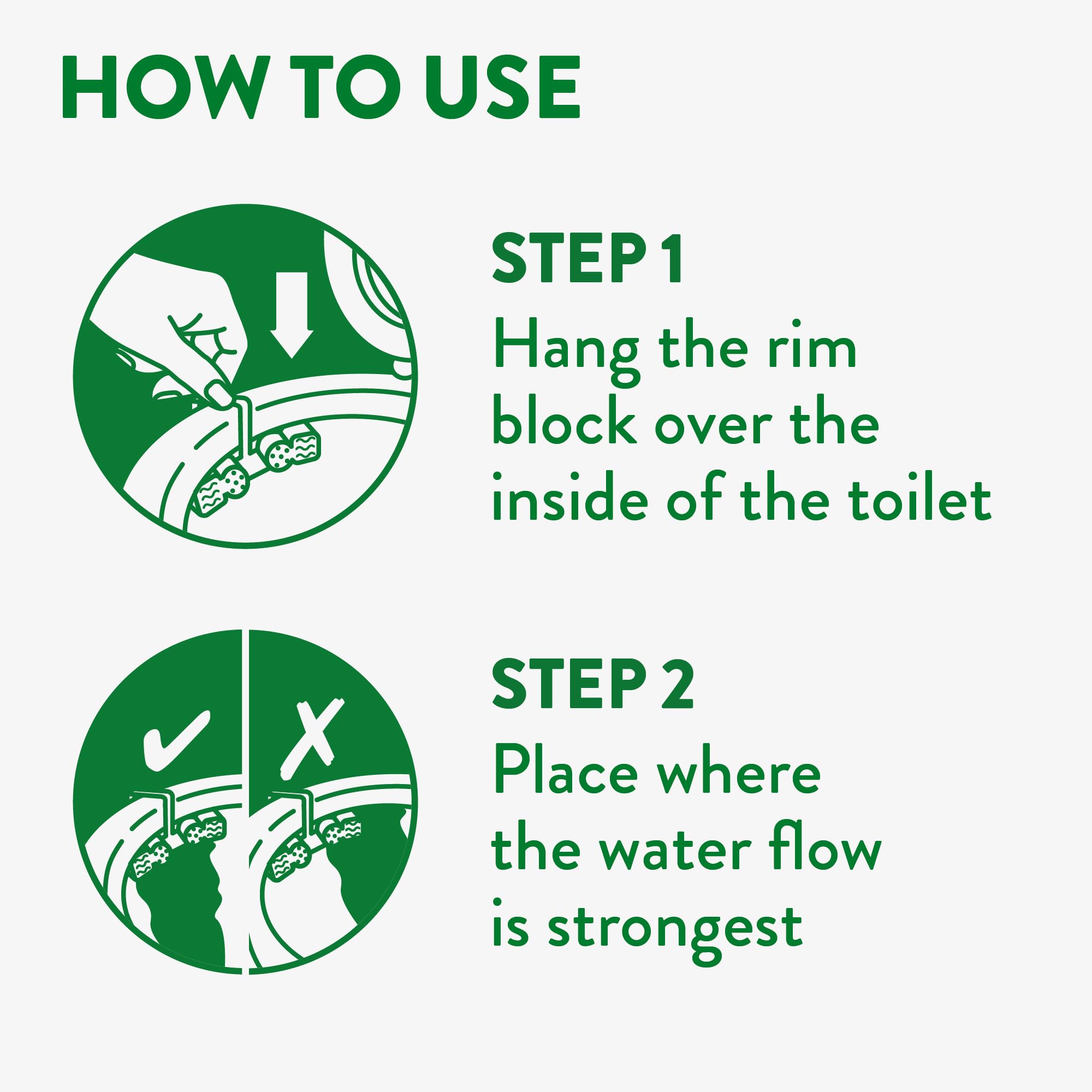 Zoflora Midnight Blooms Toilet Rim Blocks (Pack of 2) - Continuous Freshness with Essential Oils