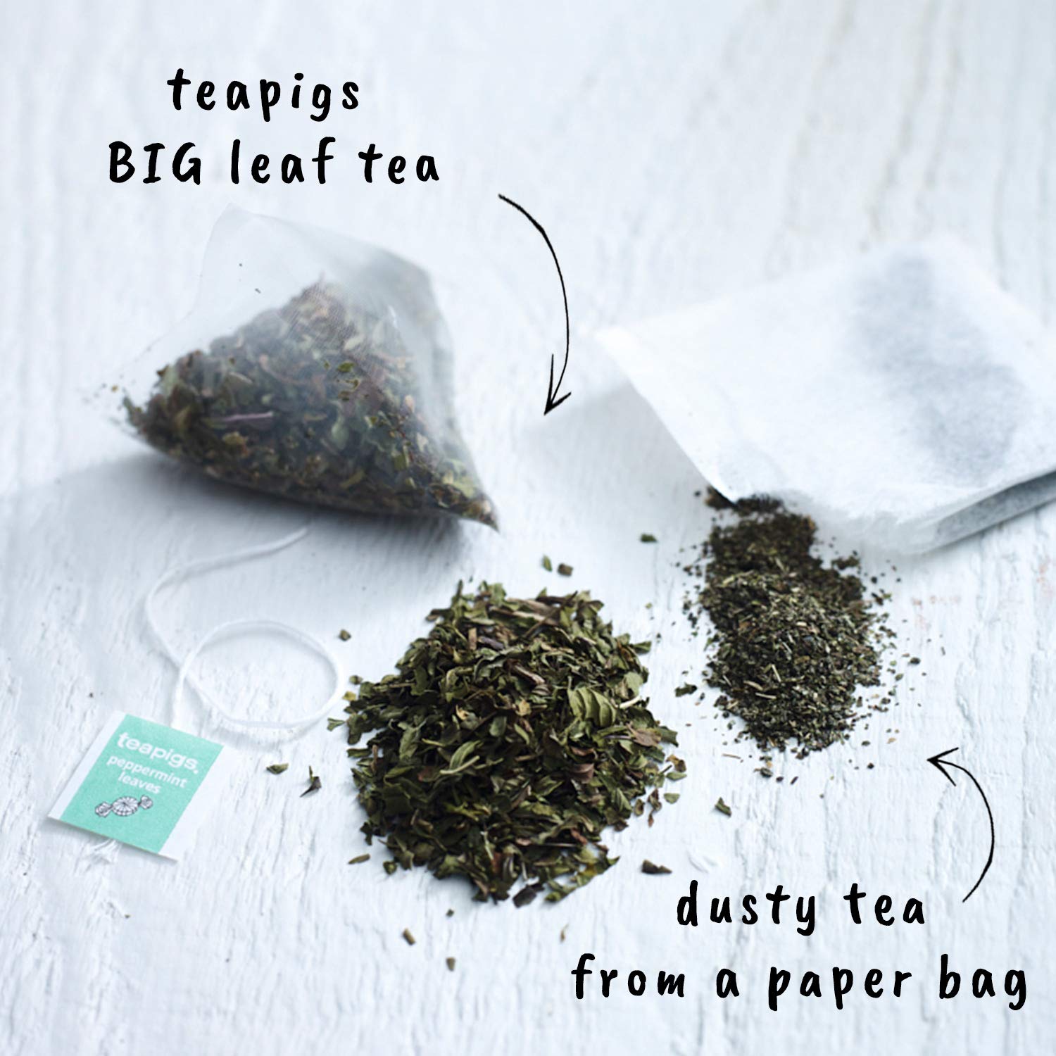 Teapigs Peppermint Herbal Tea Made With Whole Leaves - 15 Tea Temples 5