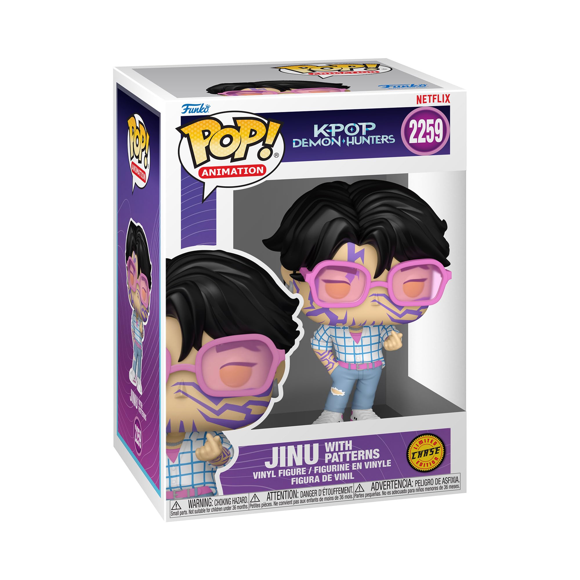 Funko Pop! Animation: KPop Demon Hunters - Jinu Vinyl Figure (94691) - Chase Variant 4