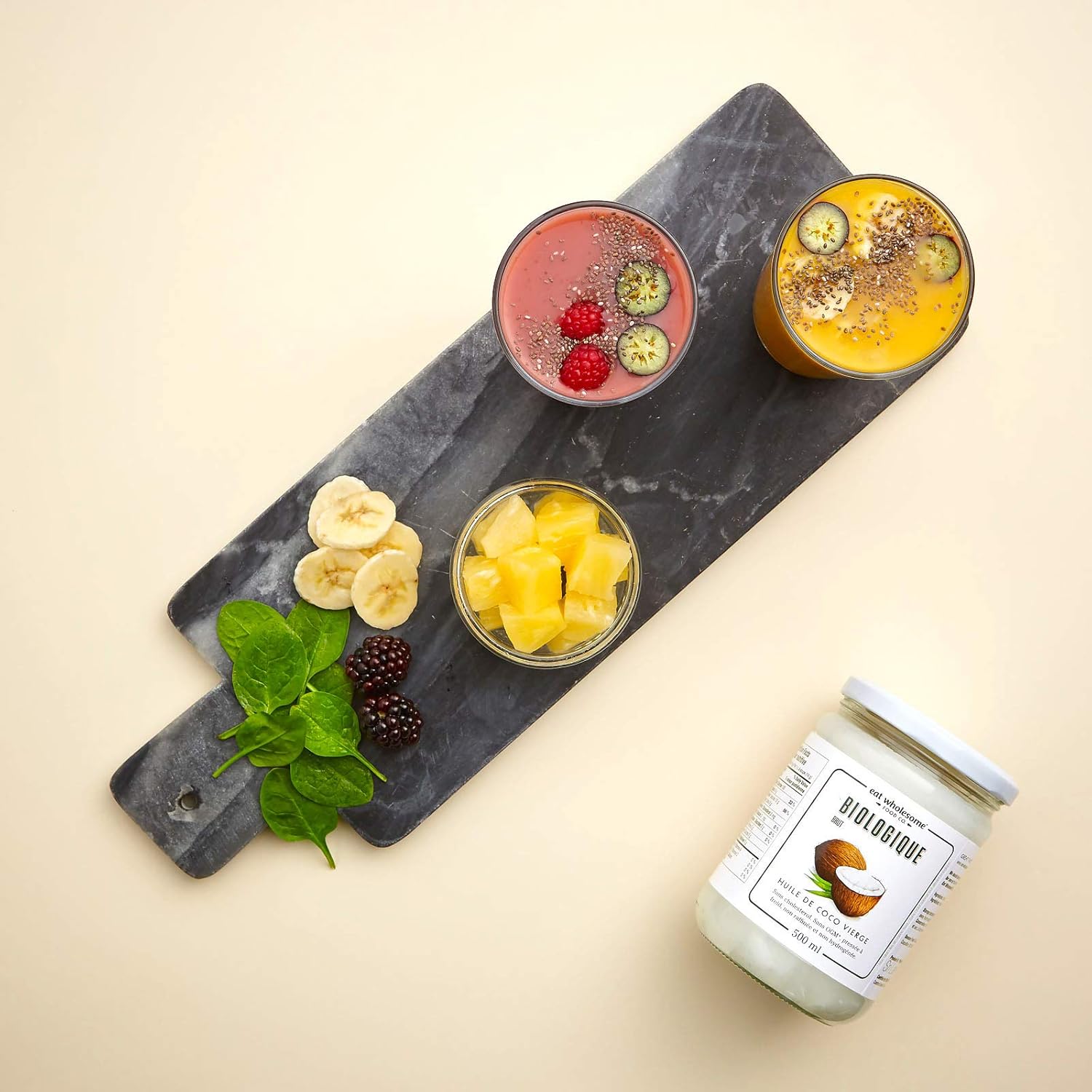 Eat Wholesome - Organic Raw Cold-Pressed Virgin Coconut Oil (500 ml) 8