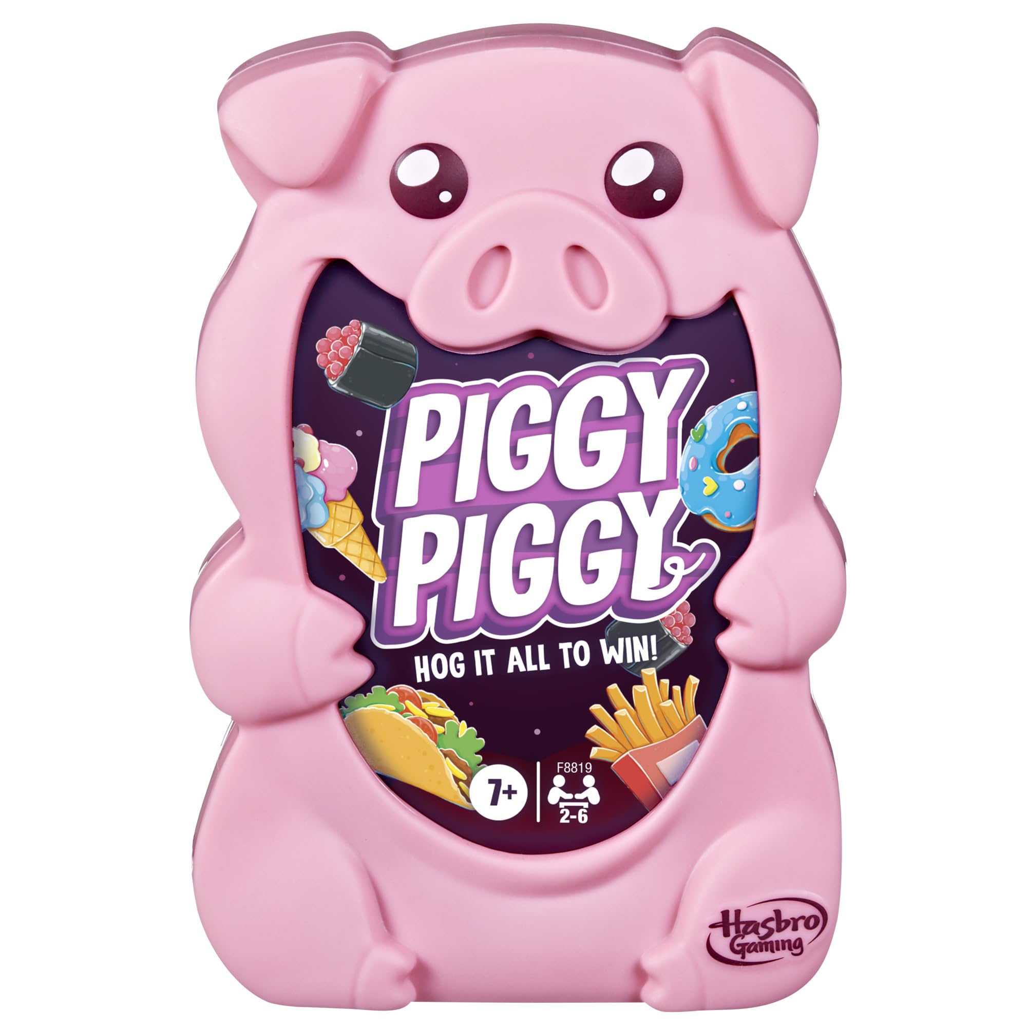 Hasbro Gaming Piggy Piggy Card Game for Family Fun, Strategy Game for 2-6 Players