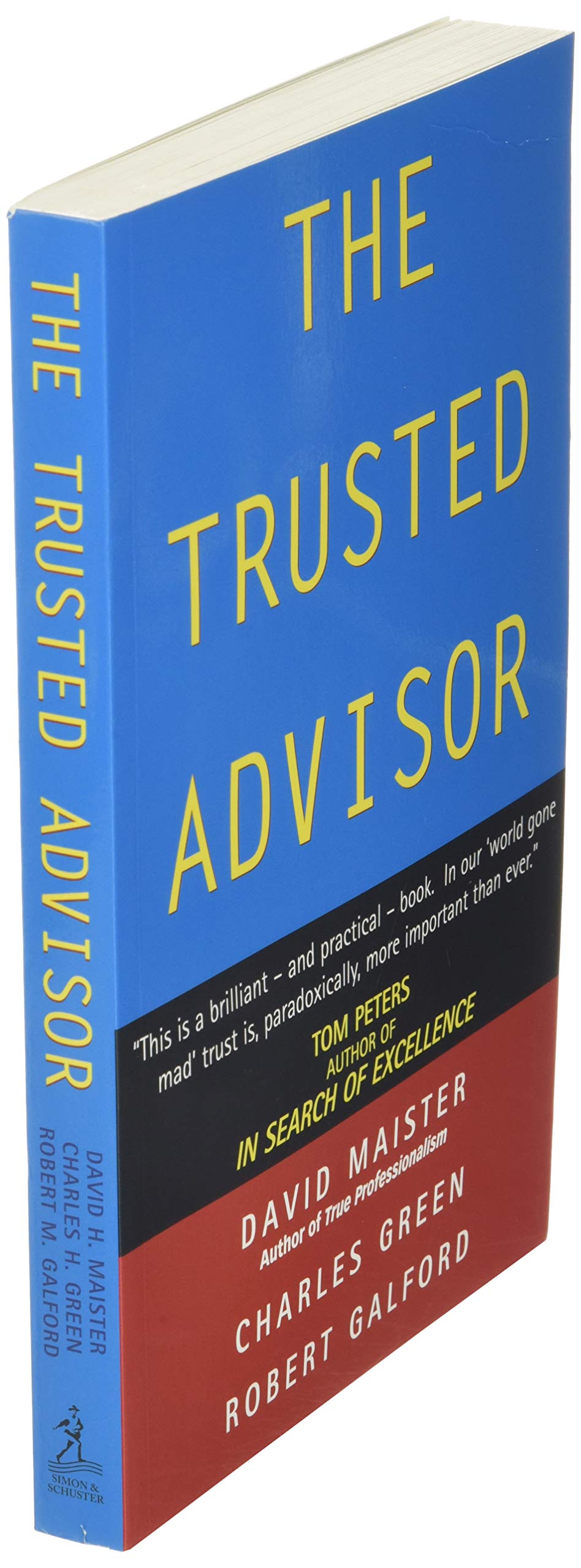 Simon & Schuster The Trusted Advisor by Maister, Green, Galford | Paperback Reprint