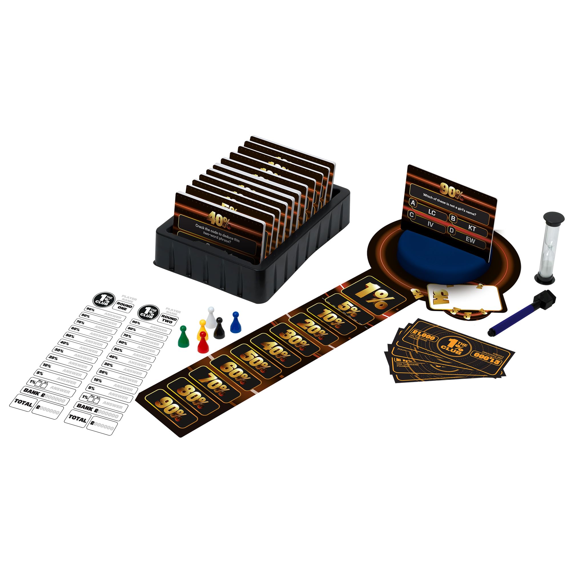 IDEAL The 1% Club: The Board Game | Family Board Game for 3-6 Players | Ages 8+