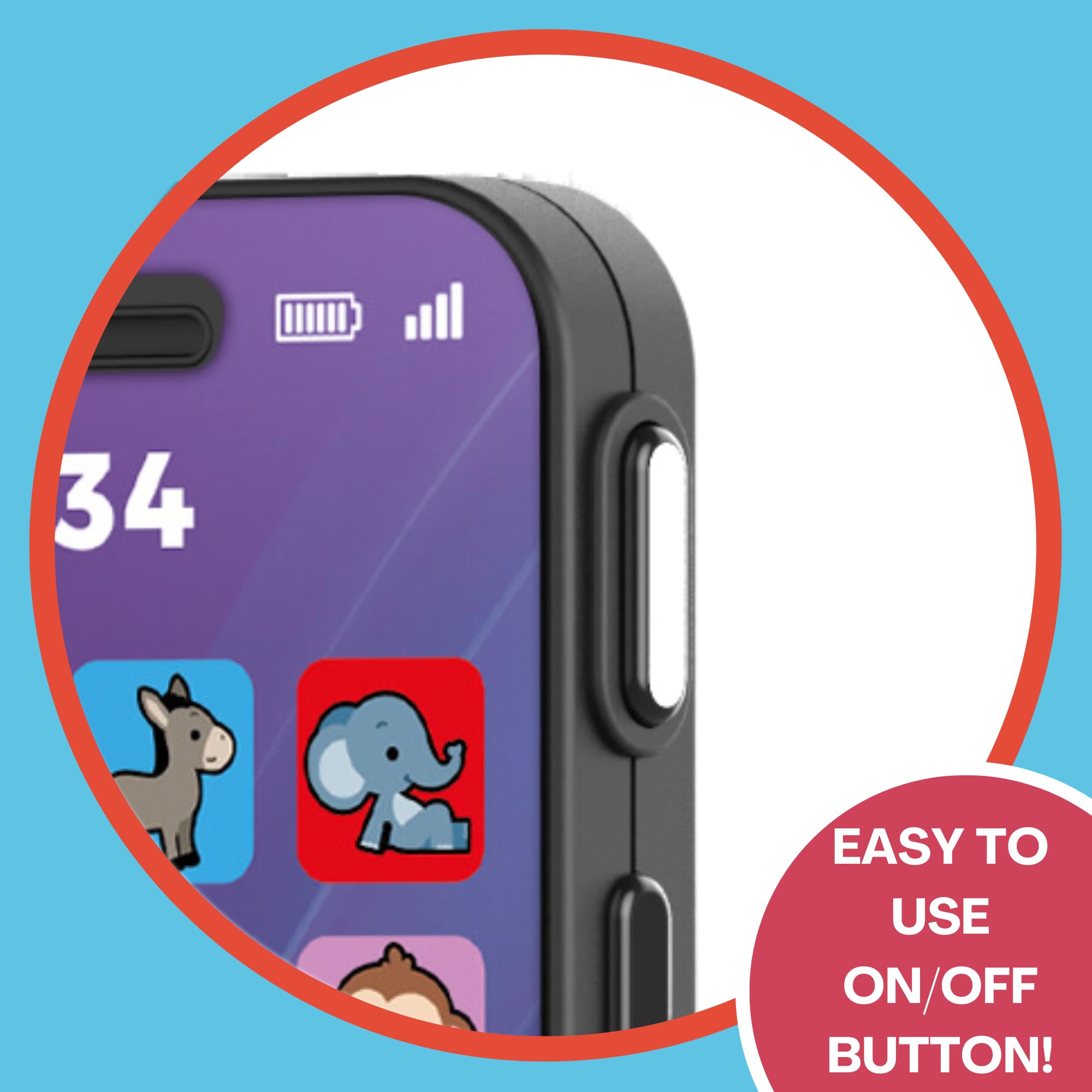 Infini Fun My First Smart Phone - Electronic Toy for Toddlers 12 Months+ 3