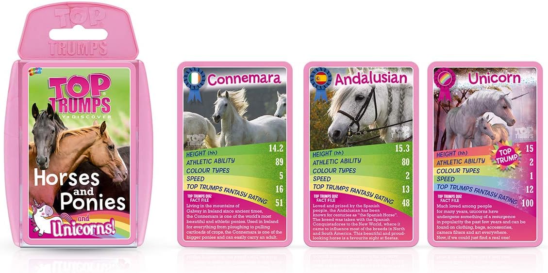 Top Trumps Horses and Ponies and Unicorns Card Game 5