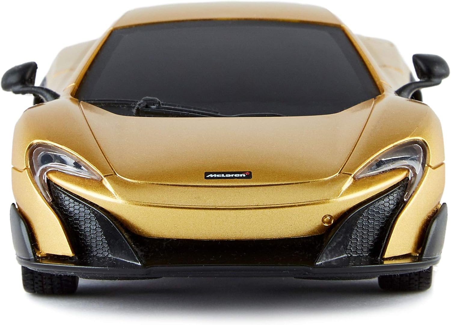 McLaren 675LT 1:24 Scale RC Car - Gold, 2.4GHz Remote Control with Working Lights 3