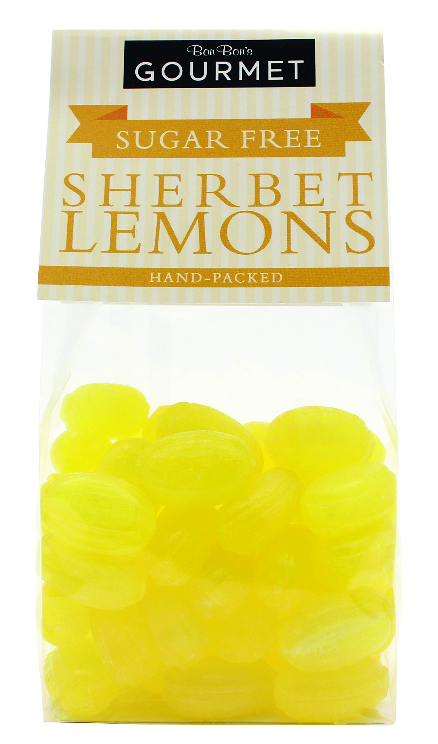 Bon Bons Sugar Free Sherbet Lemons - Traditional Sweets 160 g