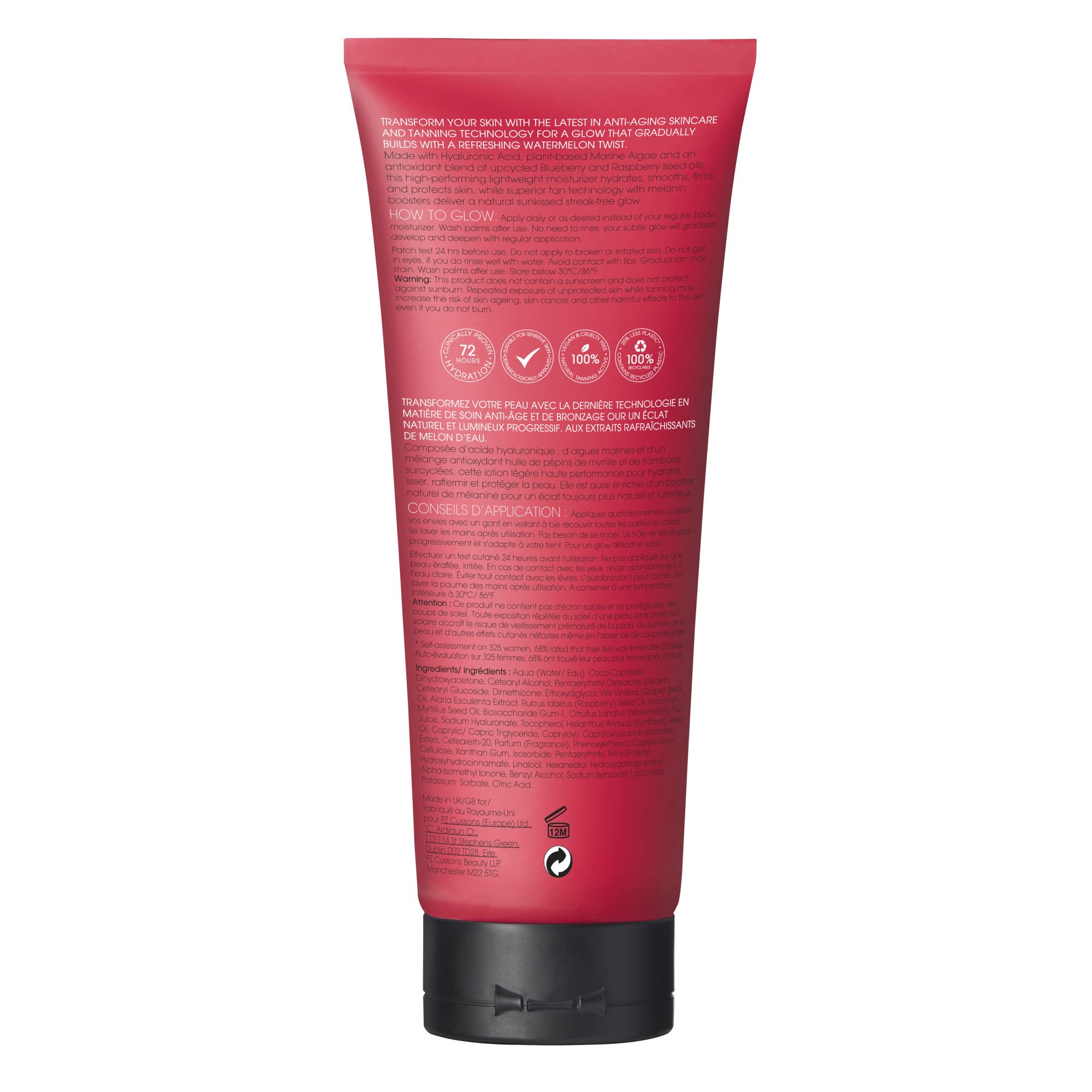 St.Tropez Gradual Tan Watermelon Daily Firming Lotion - 200 ml | 72hr Hydration | Vegan & Cruelty Free 2