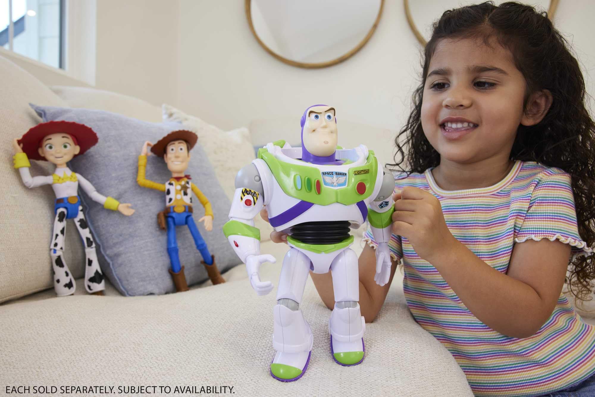 Buzz Lightyear Large Action Figure - 13 Points of Articulation, Movie-Accurate Design, Ages 3+ 5