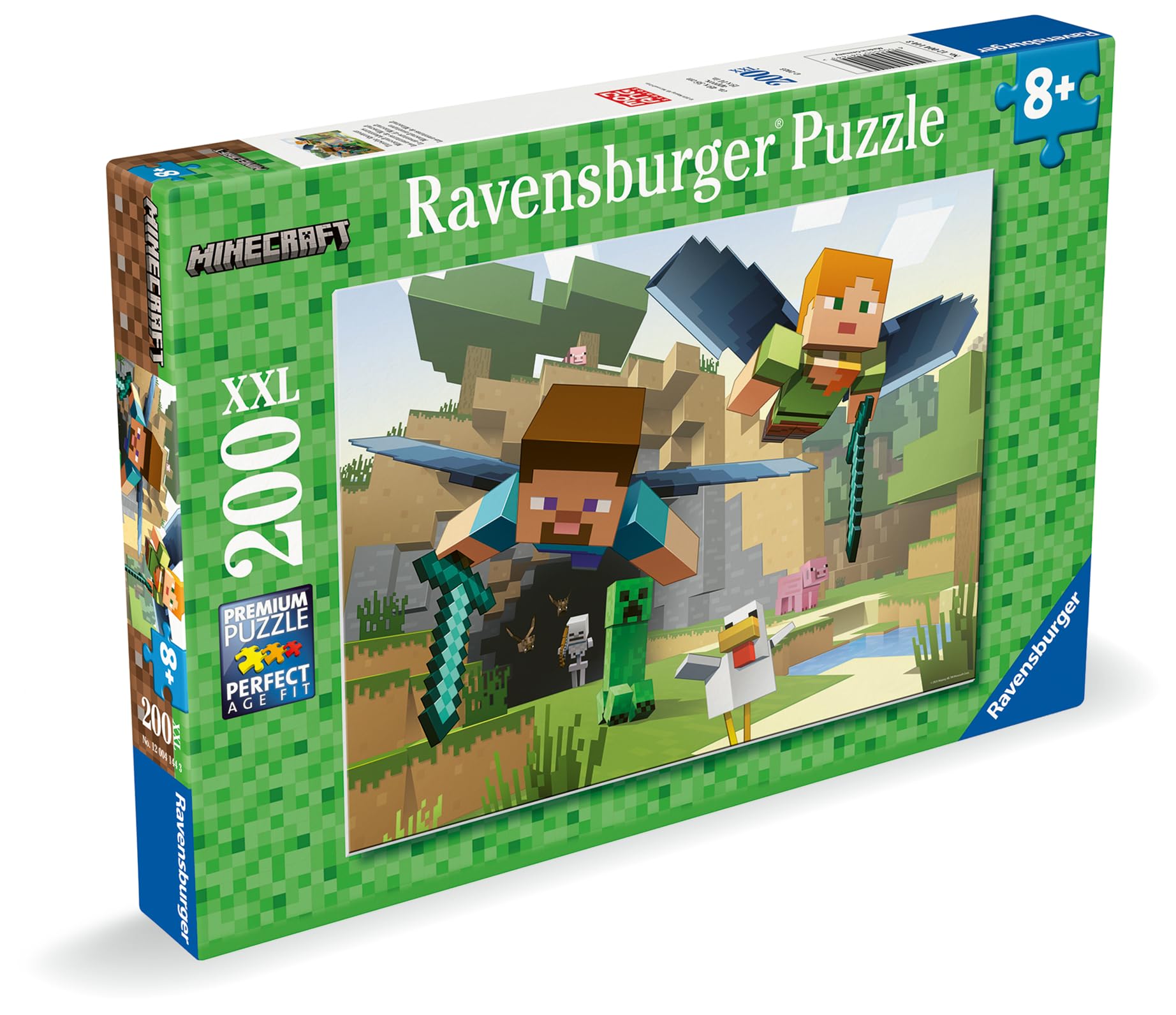 Ravensburger Minecraft 200 Piece Jigsaw Puzzle for Kids Age 8+ | XXL Pieces | 49 x 36cm