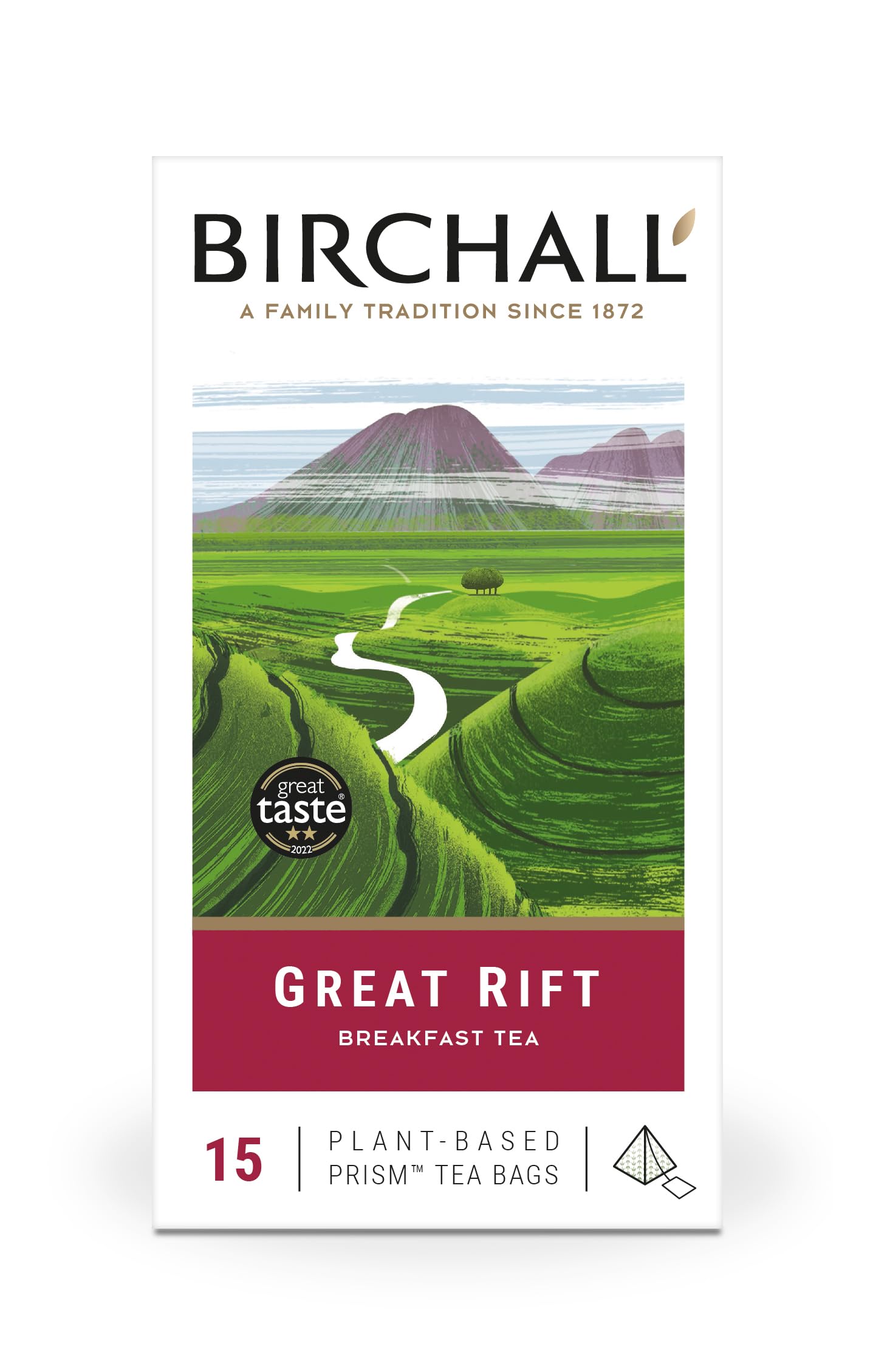 Birchall Great Rift Breakfast Blend Black Tea Bags - 15 Count | East African Sourced | Carbon Neutral 1