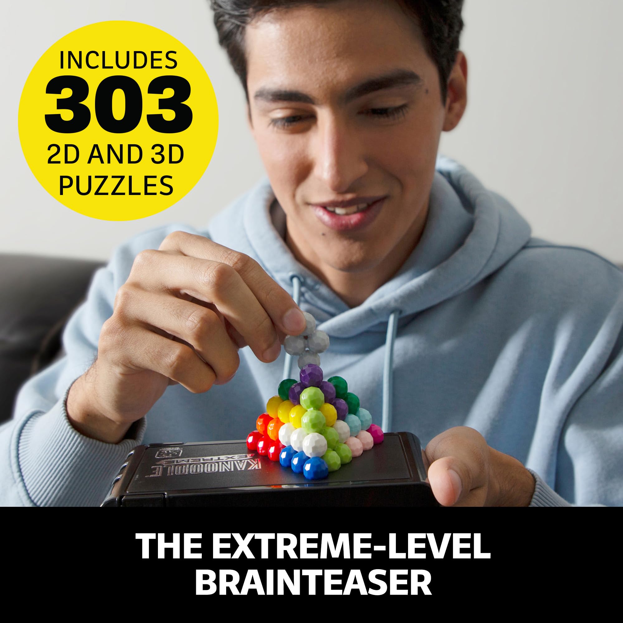 Educational Insights Kanoodle Extreme Puzzle Game - 300 Puzzles | Ages 8 to Adult | Portable 2