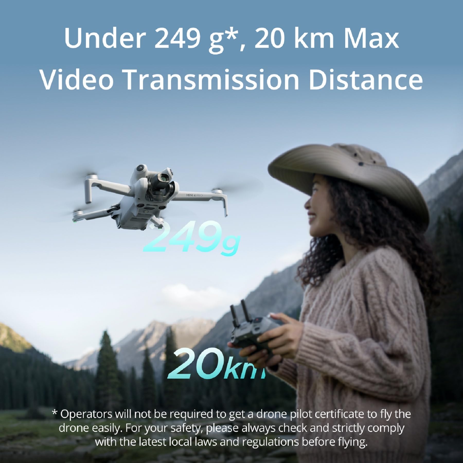 DJI Mini 4 Pro with DJI RC-N2 - 4K HDR Folding Drone with 34-Min Flight Time & Omnidirectional Obstacle Sensing 6