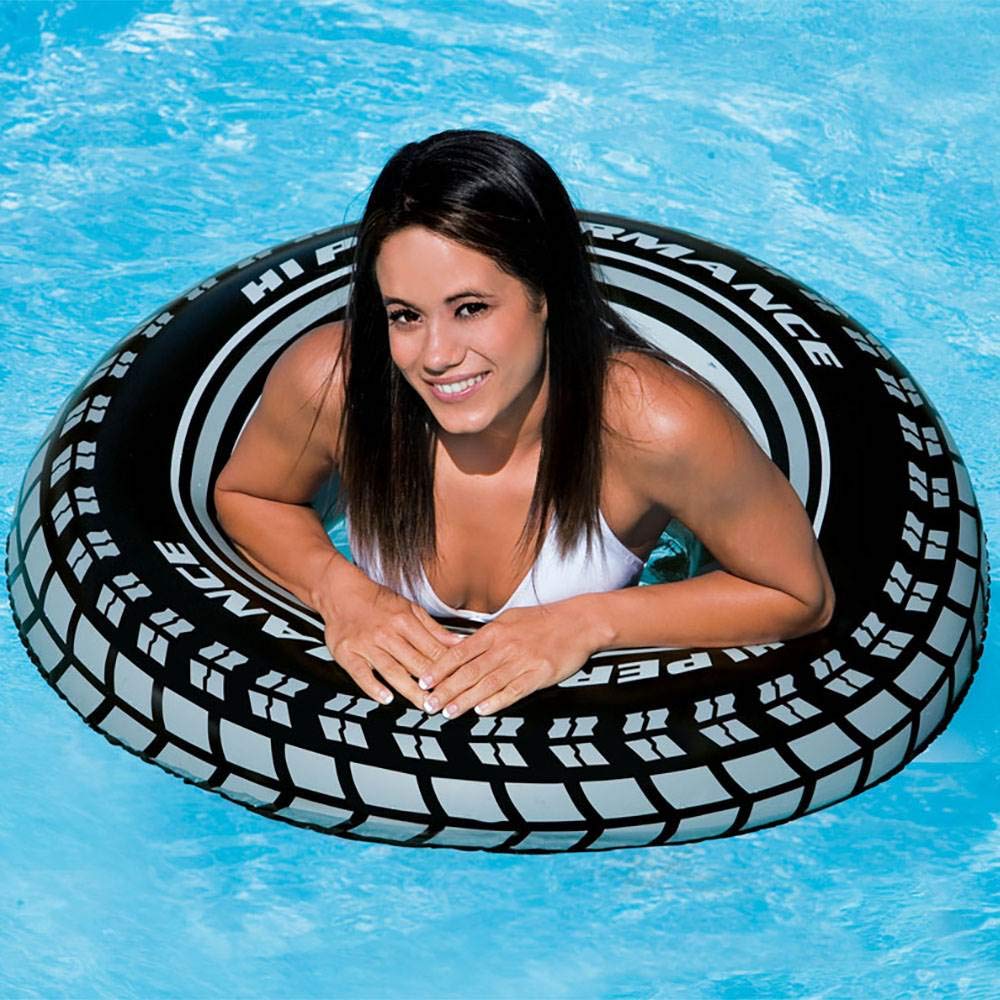 Intex 36" Radial Champs Tyre Tube - Inflatable Pool Toy for Kids 9+ 4