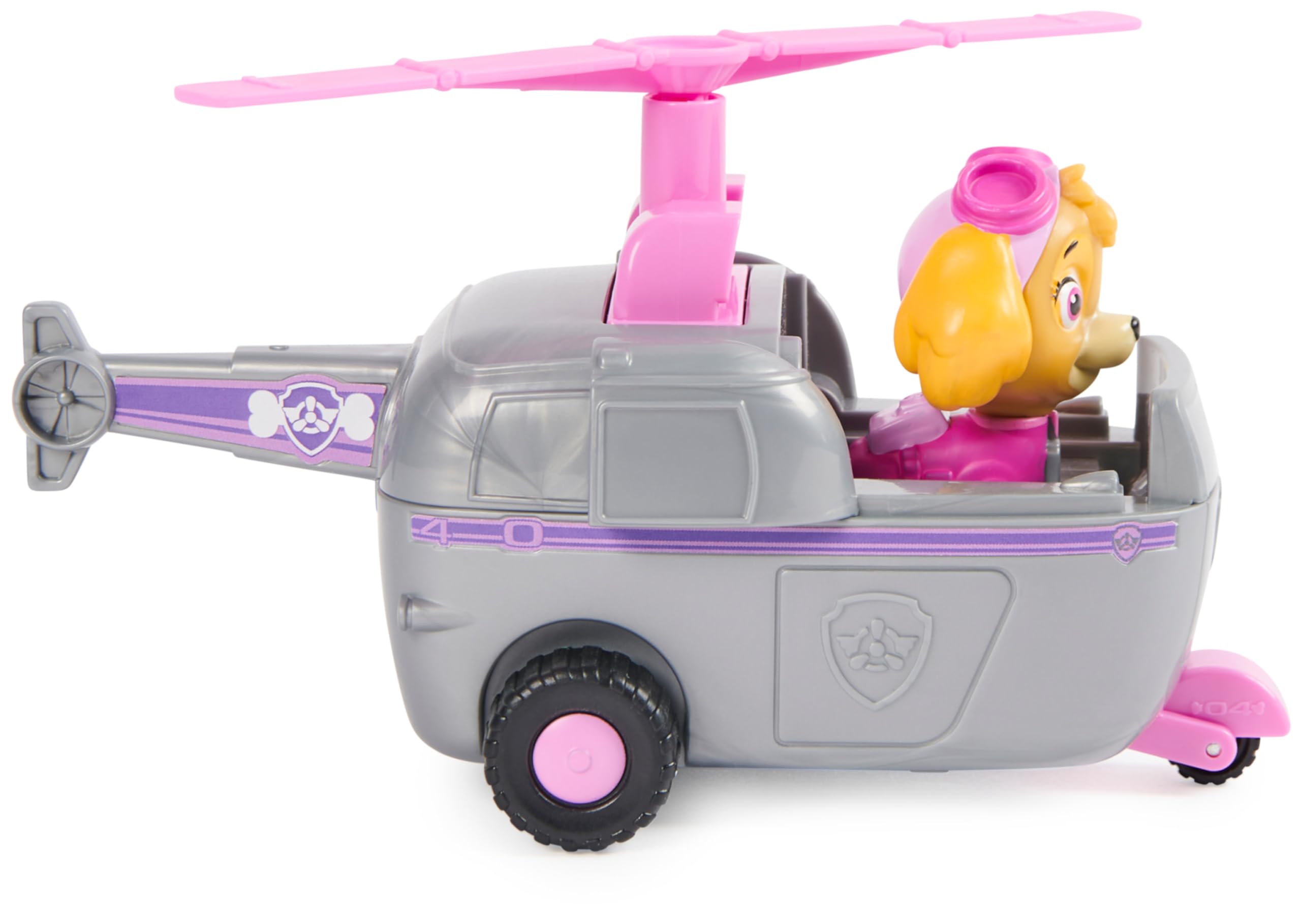 Paw Patrol Skye's Helicopter with Collectible Action Figure - Vehicle Toy for Kids 3+ 4