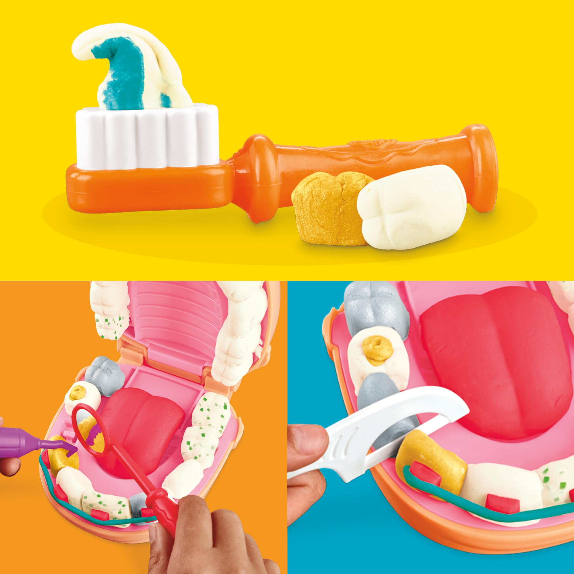 Play-Doh Drill 'n Fill Dentist - Pretend Play Dental Set for Kids 3+ 20