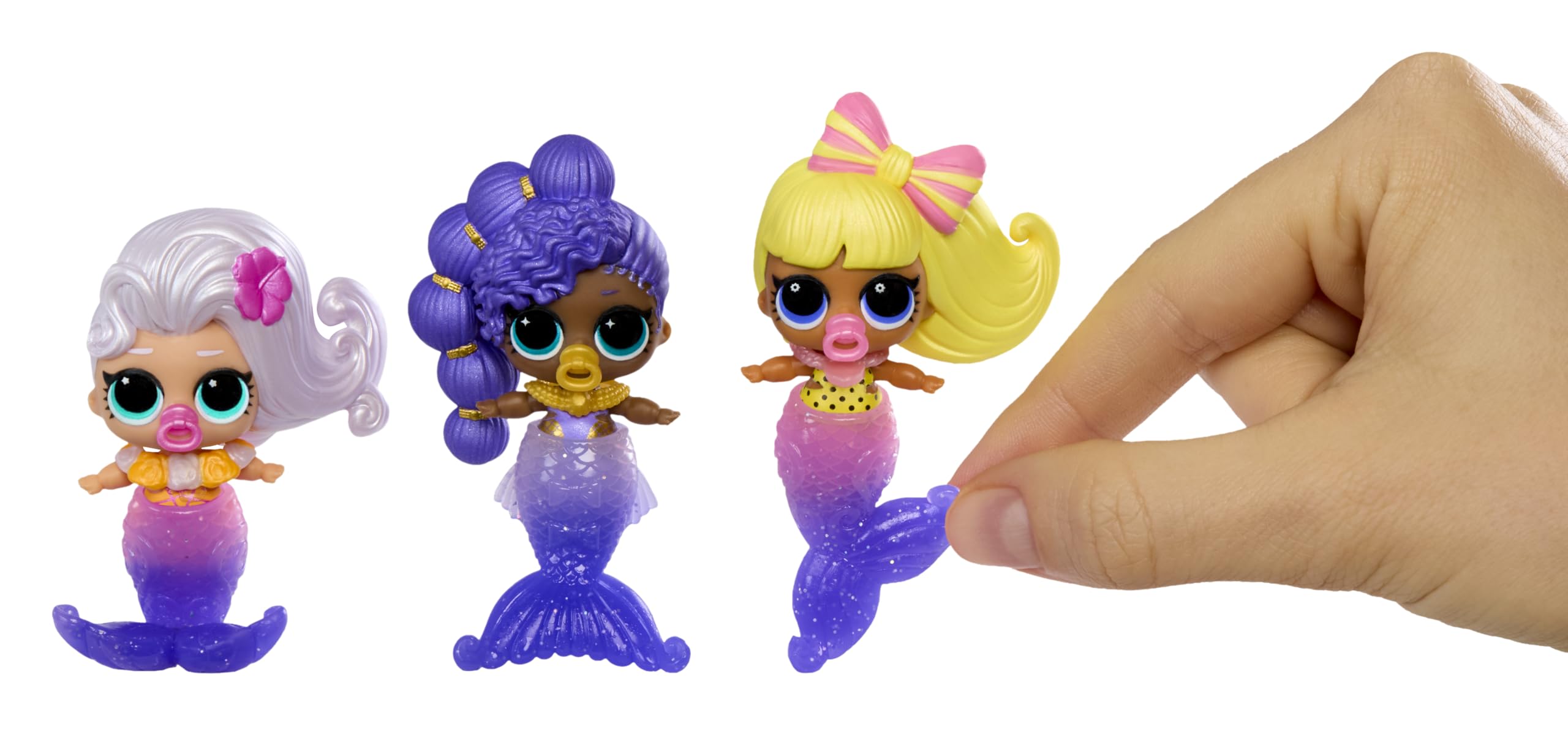 L.O.L. Surprise! Mermaids Makeover Magic Baby Sisters Doll | Colour-Change Tail | Ages 4+ 7