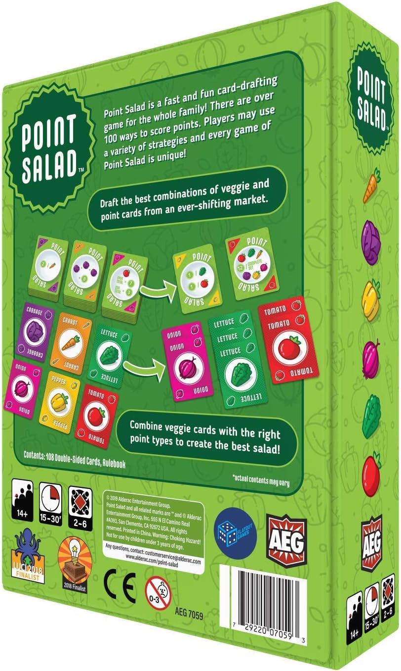 Alderac Entertainment Group Point Salad Card Game 4