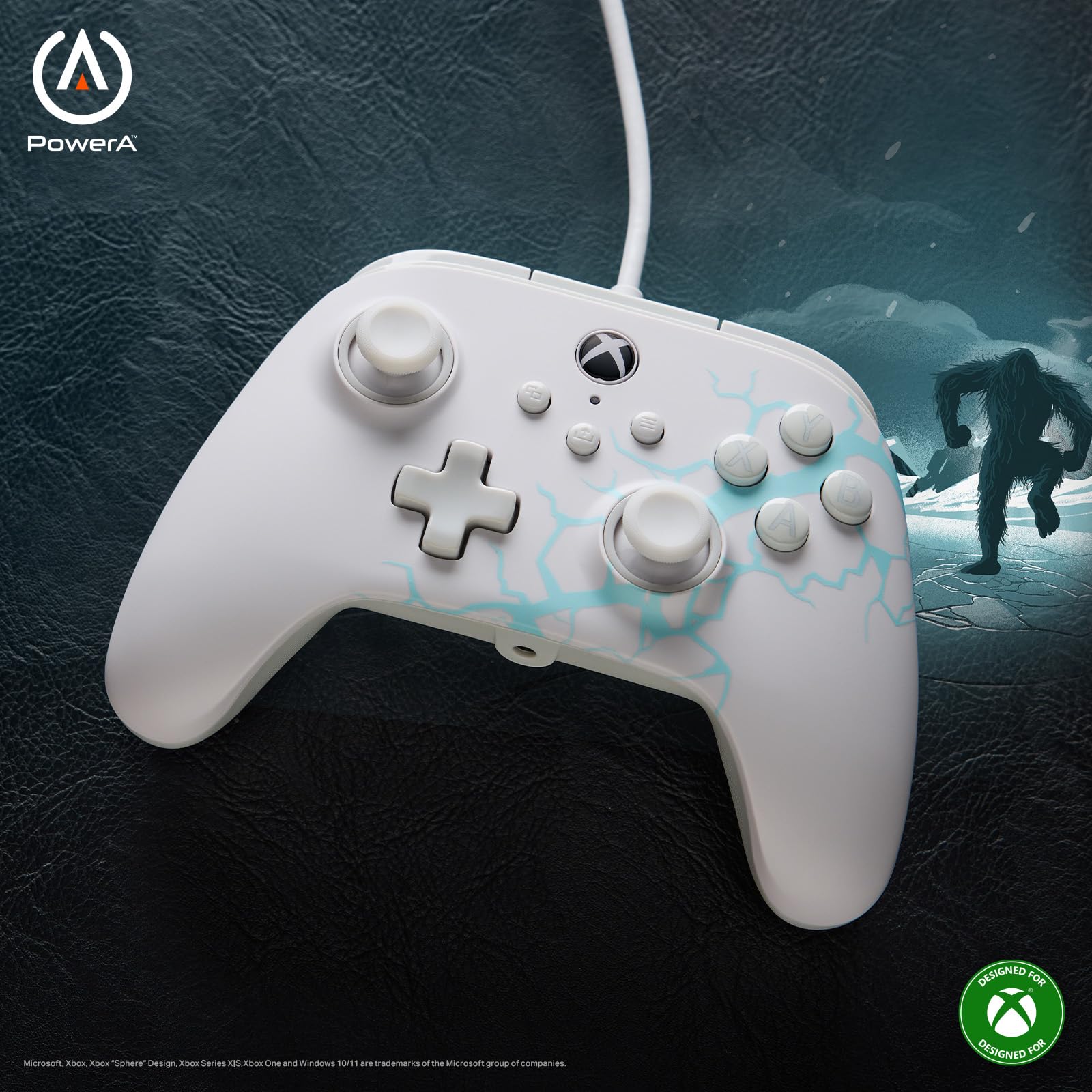 PowerA Advantage Wired Controller - Arctic Ice | Hall Effect Modules | Xbox Series X|S, Xbox One