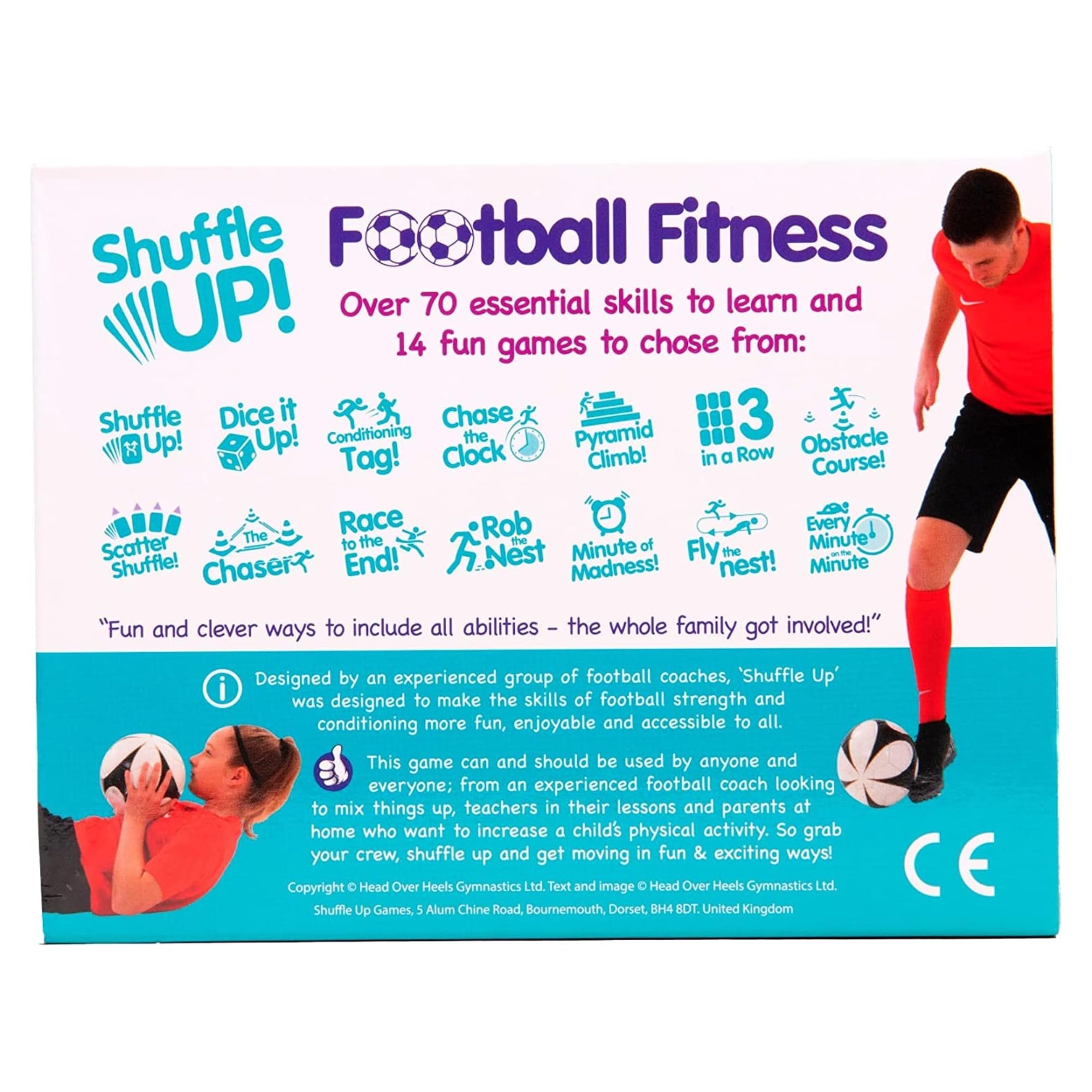 Shuffle Up Football Games - Family Card Game with 70+ Fun & Active Fitness Challenges 3