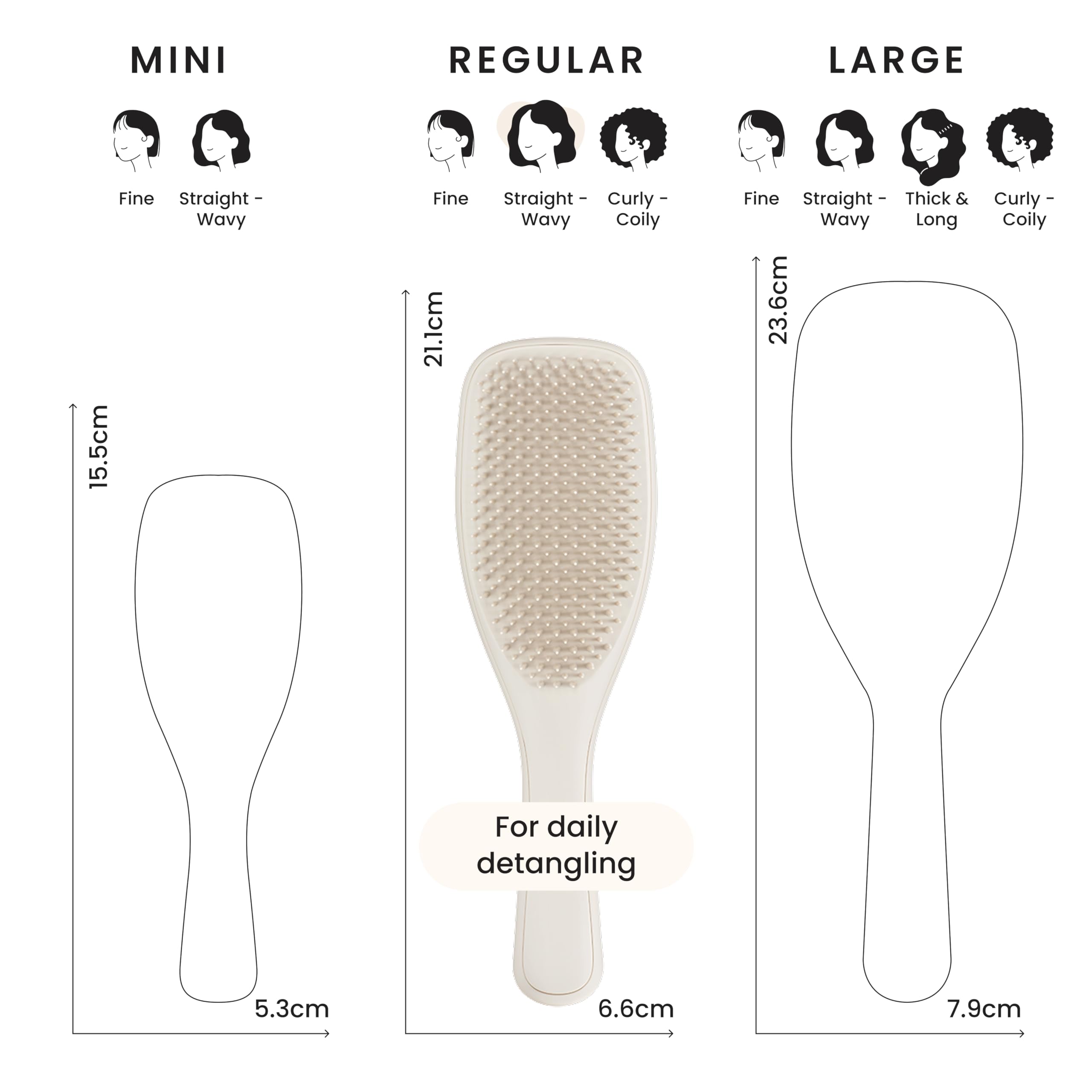 Tangle Teezer Ultimate Detangler Hairbrush - Detangles Wet & Dry Hair, Minimizes Breakage, For All Hair Types | Pumice Gray 8