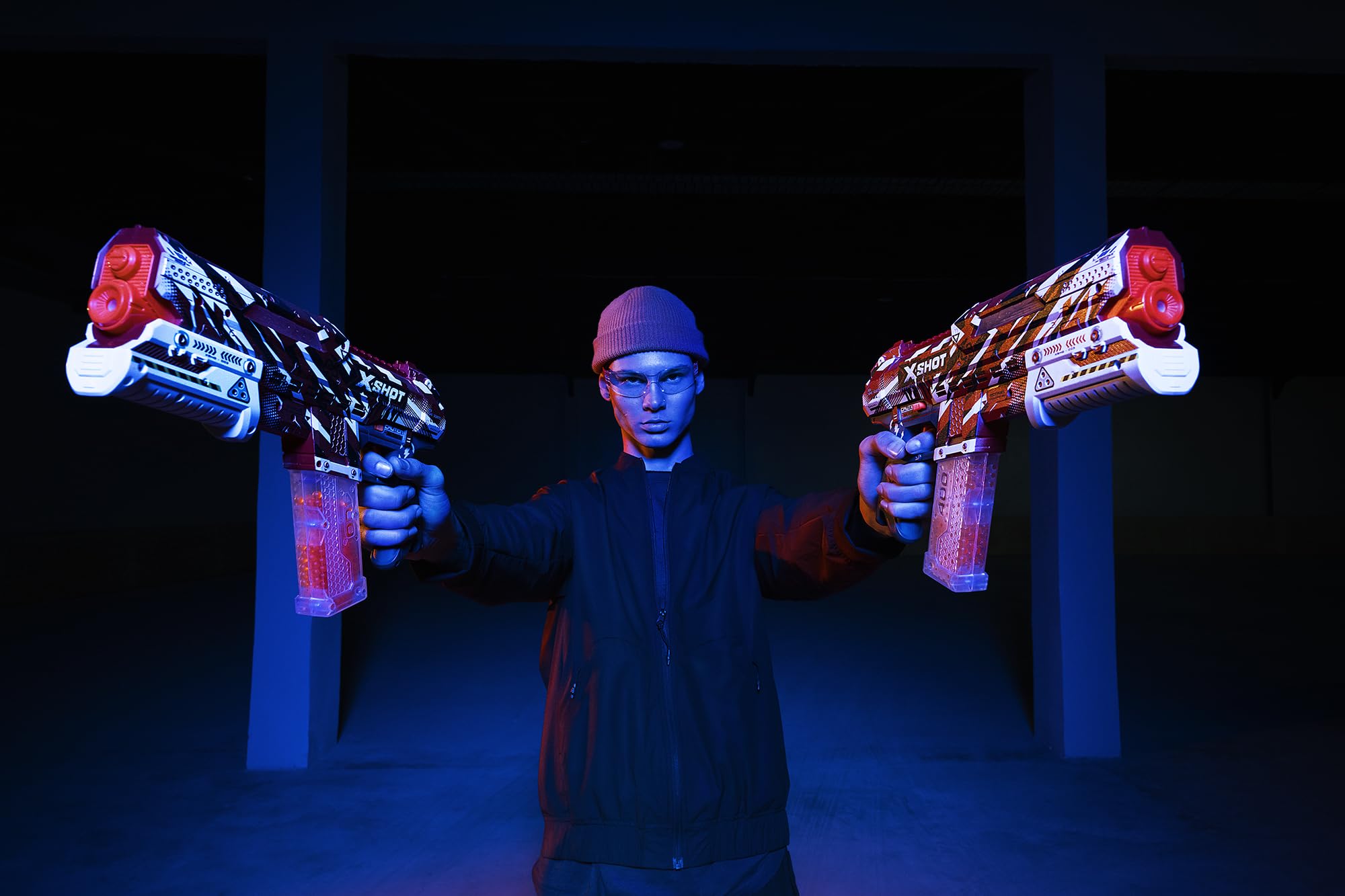 XSHOT Hyper Gel Clutch Manual Prime Blaster with 1,500 Hyper Pellets 3