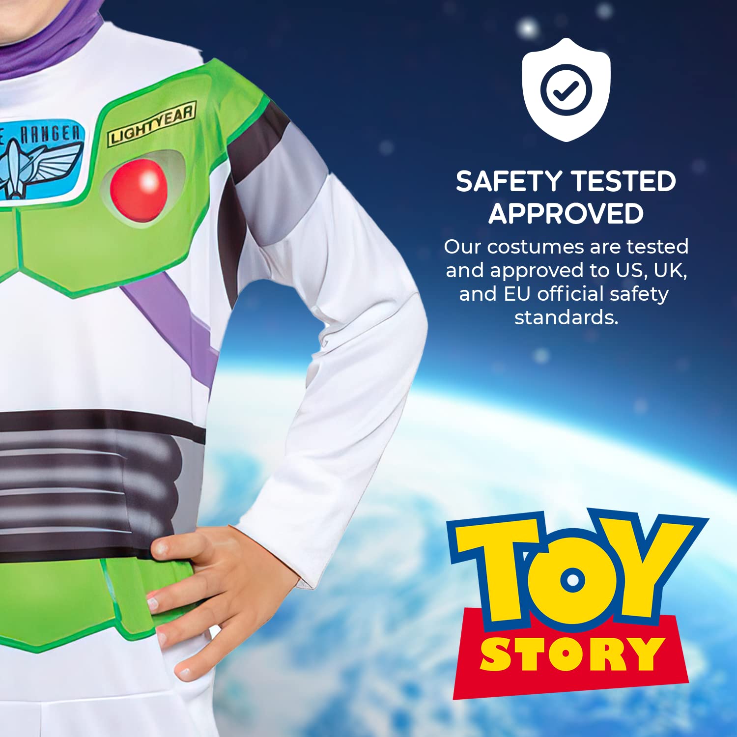 Disguise Buzz Lightyear Costume - Kids Unisex Toy Story Dress Up 3