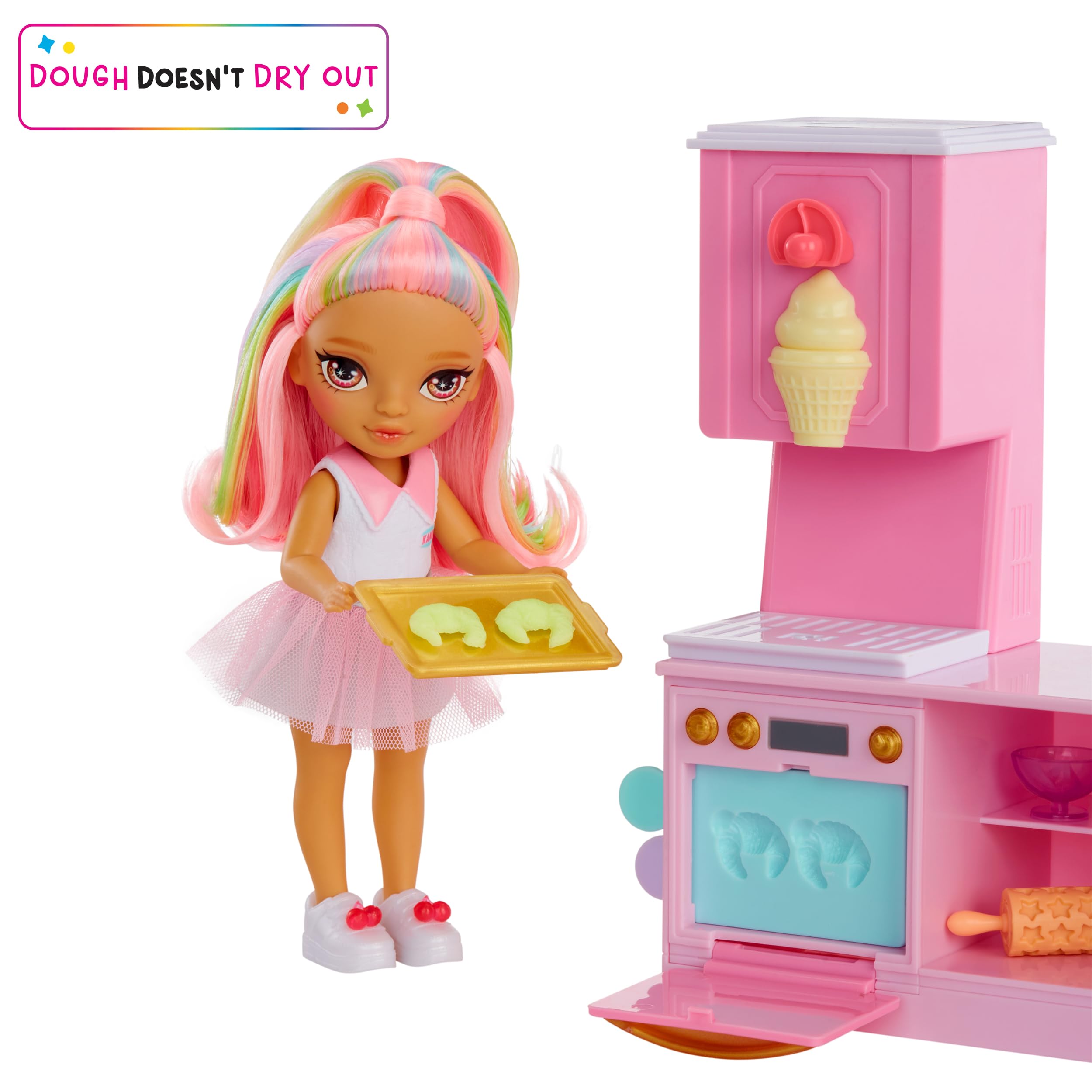 Rainbow High Littles Dessert Shop with Kandy Playset - Doll & Sweet Treats Kit 6