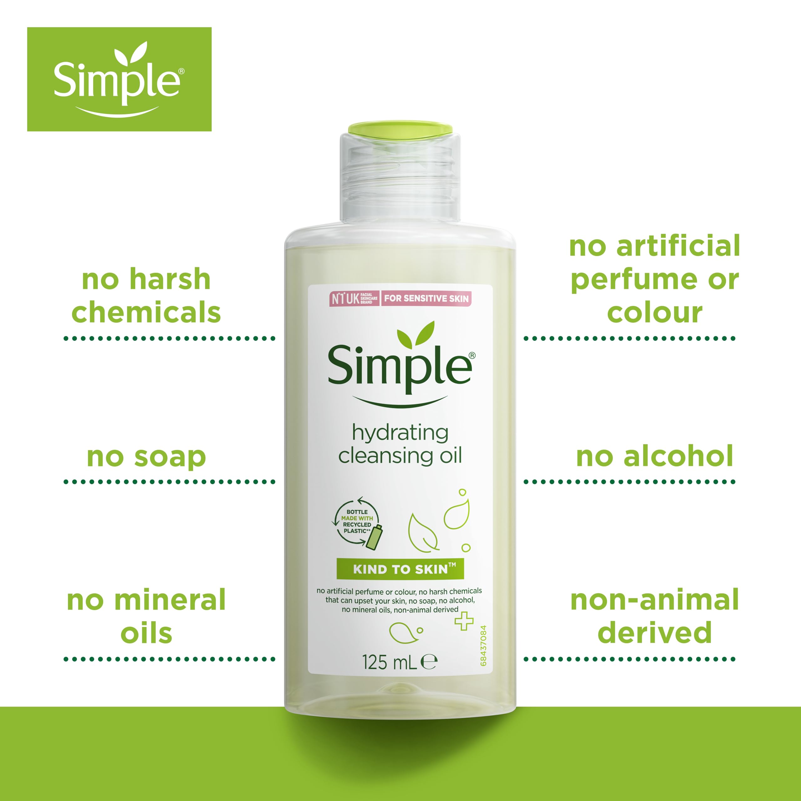 Simple Kind to Skin Hydrating Cleansing Oil (125ml) 3