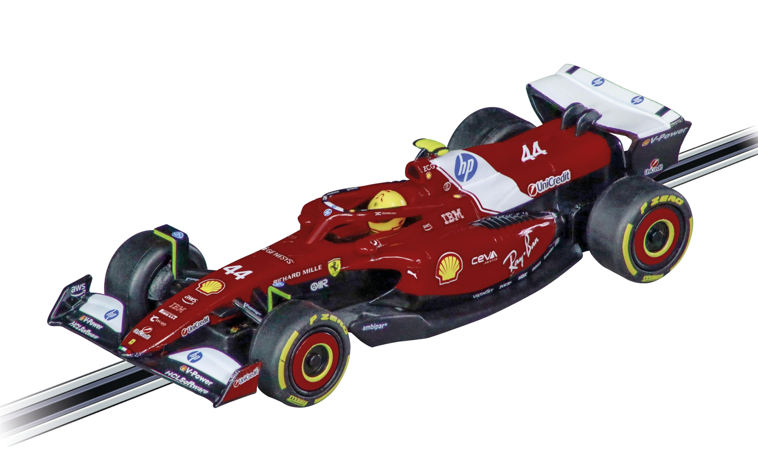 Carrera GO!!! Ferrari SF-25 L. Hamilton No.44 (2025) - 1:43 Scale Slot Car for Ages 6+