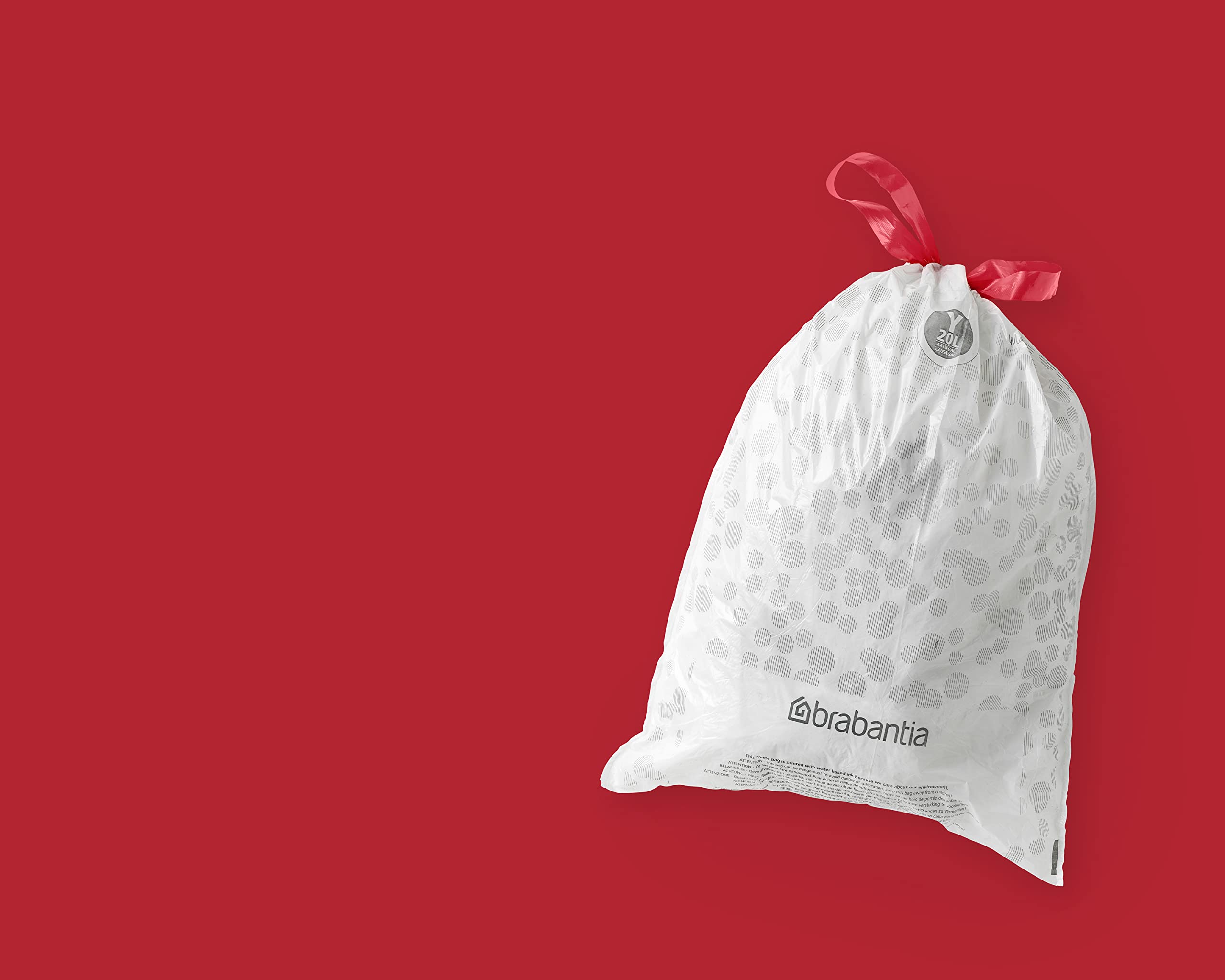 Brabantia PerfectFit Bin Liners - Size Y (20 Litre) | 40 Count | Tear-Resistant Plastic 5