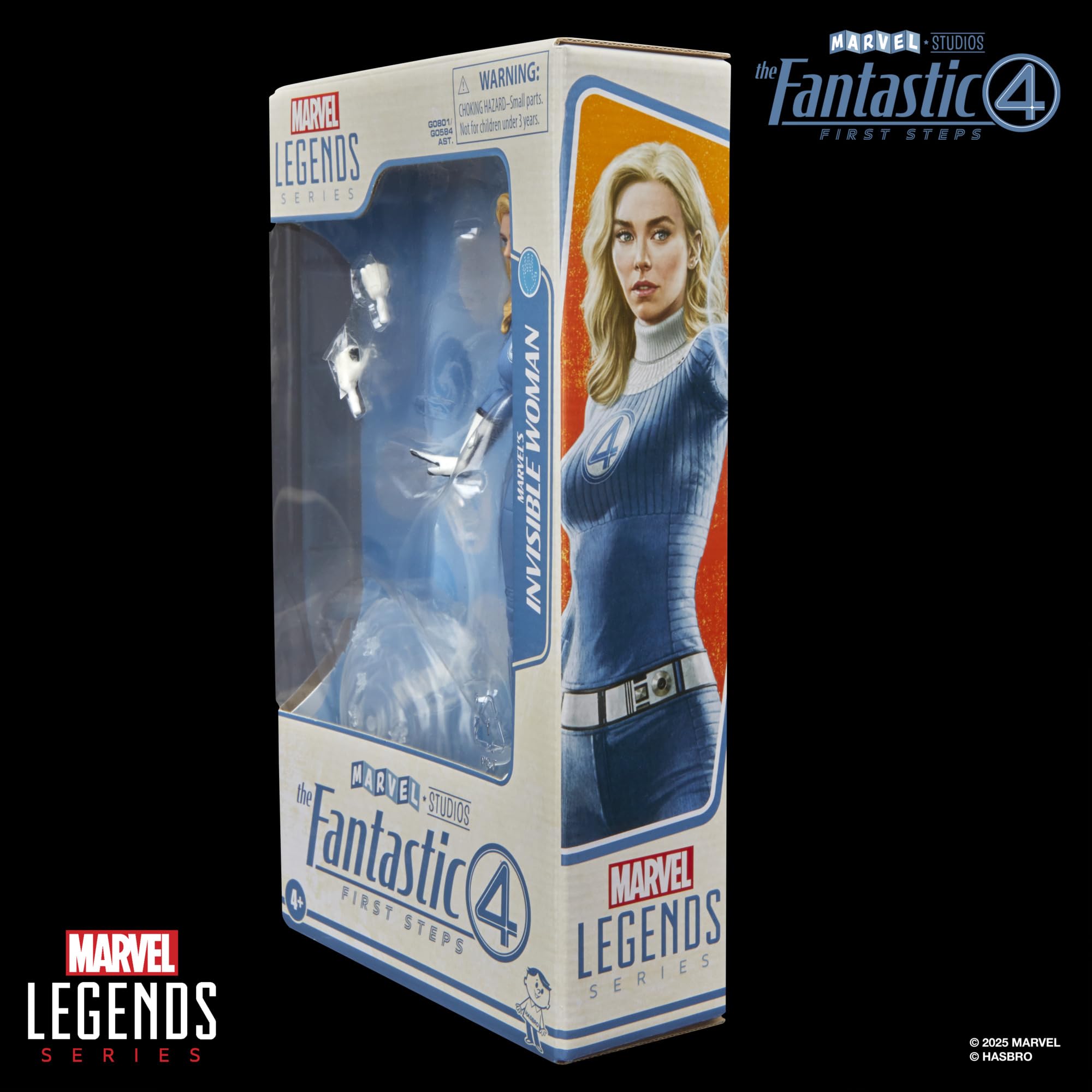Marvel Legends Invisible Woman Action Figure - 6-Inch Scale with Accessories, Ages 4+ 6