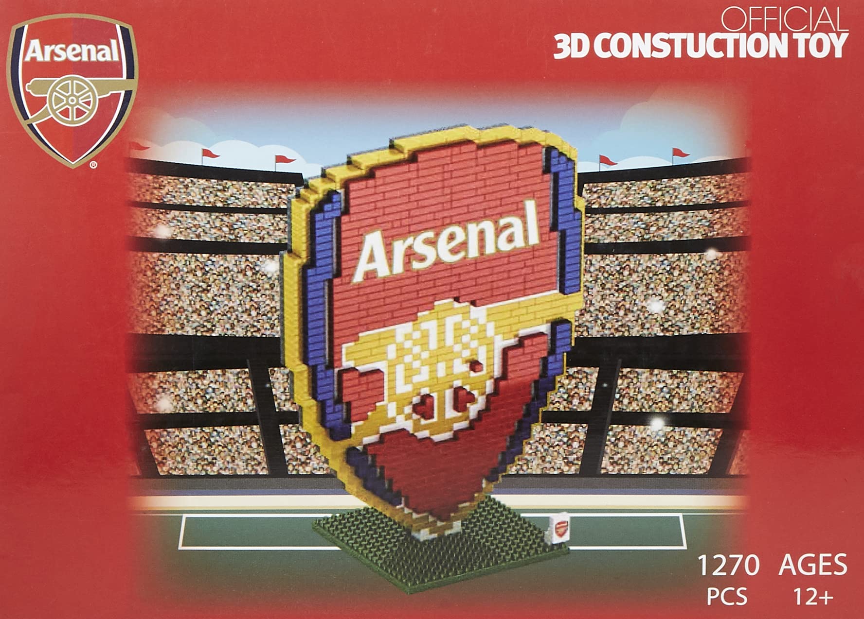 FOCO Arsenal FC Premier League BRXLZ Construction Building Set - 1271 Pieces