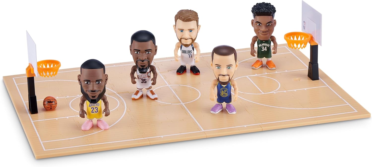 5 Surprise NBA Ballers by ZURU - Collectible Basketball Figures with Surprise Accessories 3