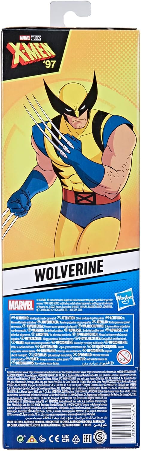 Hasbro Marvel X-Men Wolverine 30-cm Titan Hero Series Action Figure - 5-Point Articulation, Ages 4+ 3