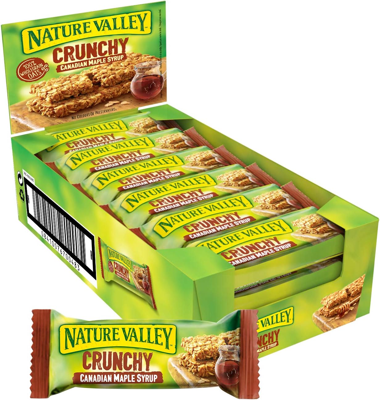 Nature Valley Crunchy Canadian Maple Syrup Cereal Bars 42g (Pack of 18)
