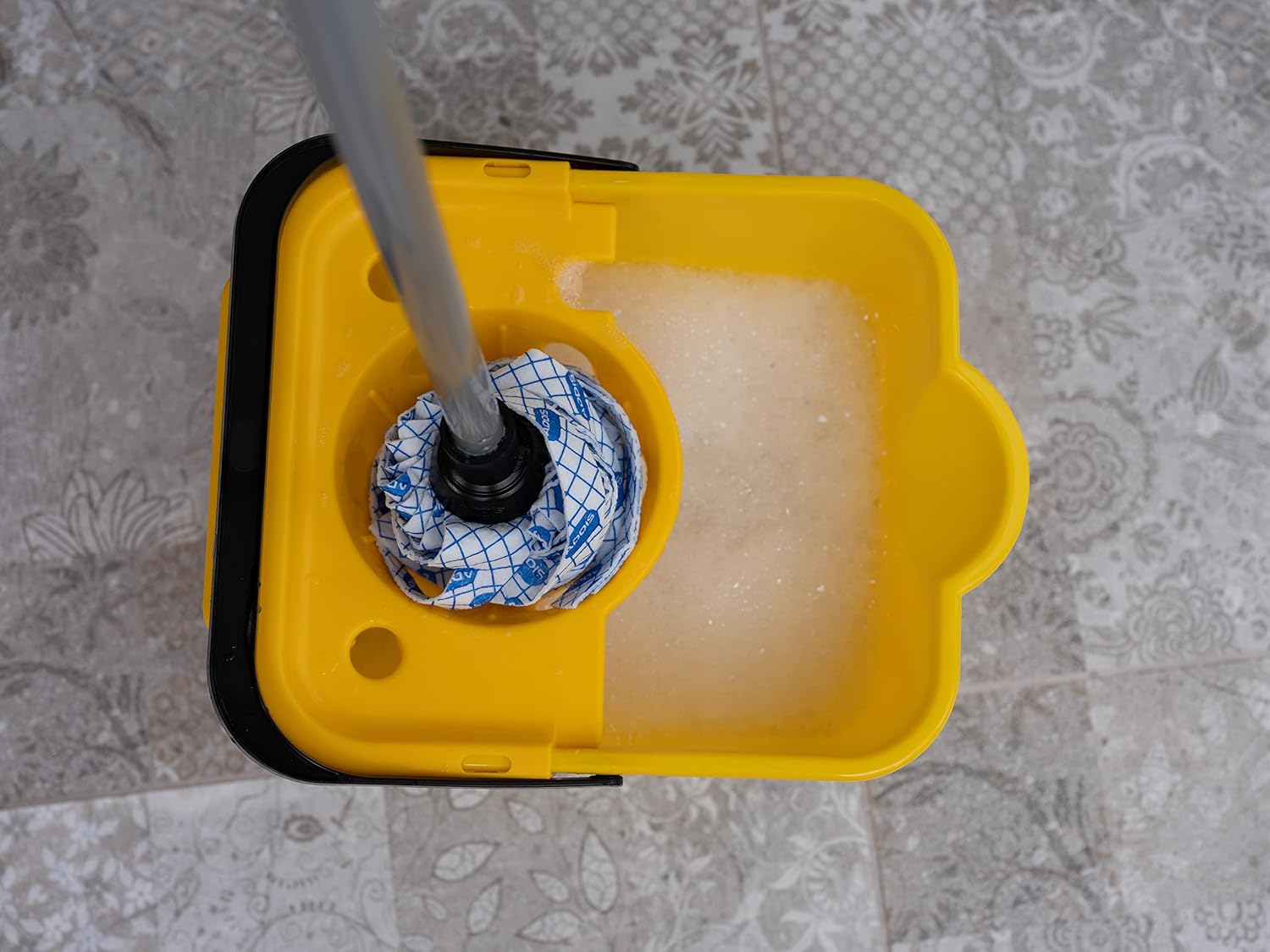 Addis Mop Pail and Wringer 12L - Sunshine Yellow 6