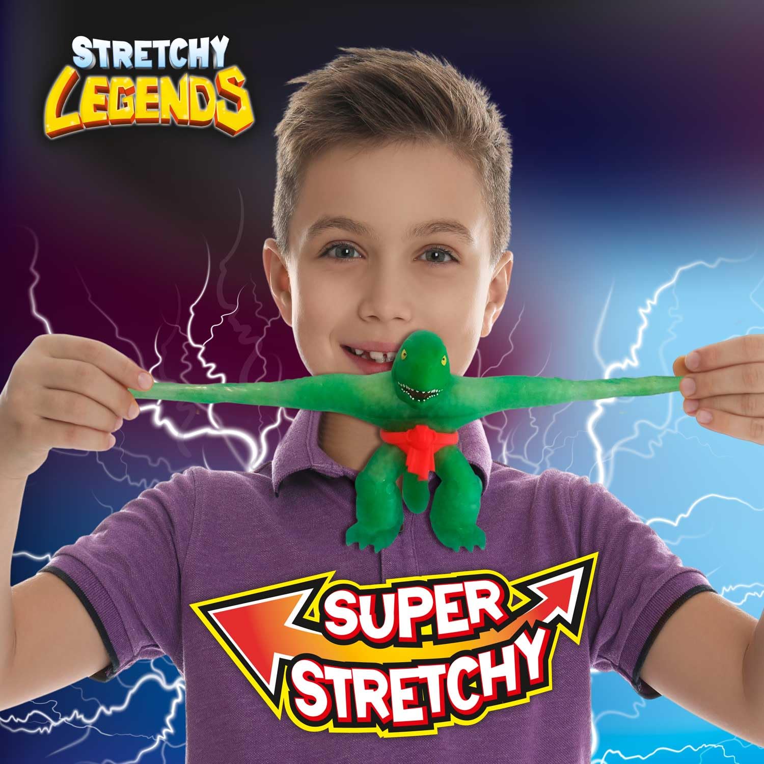 STRETCHY LEGENDS Hammer Head Action Figure - Stretchy Squishy Toy for Kids 3 Years and Up 10