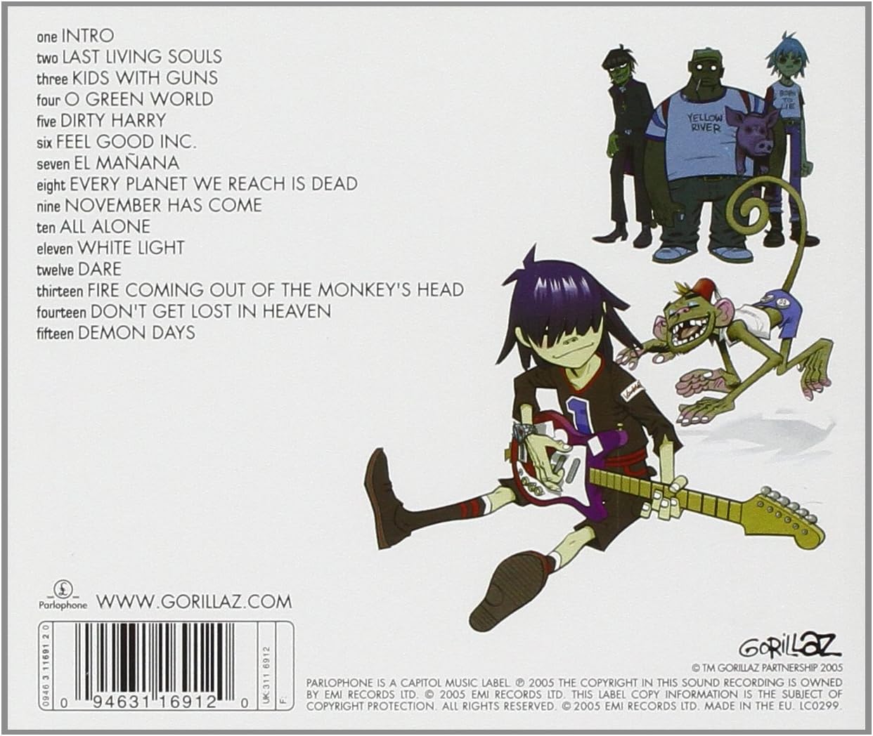 Demon Days - CD