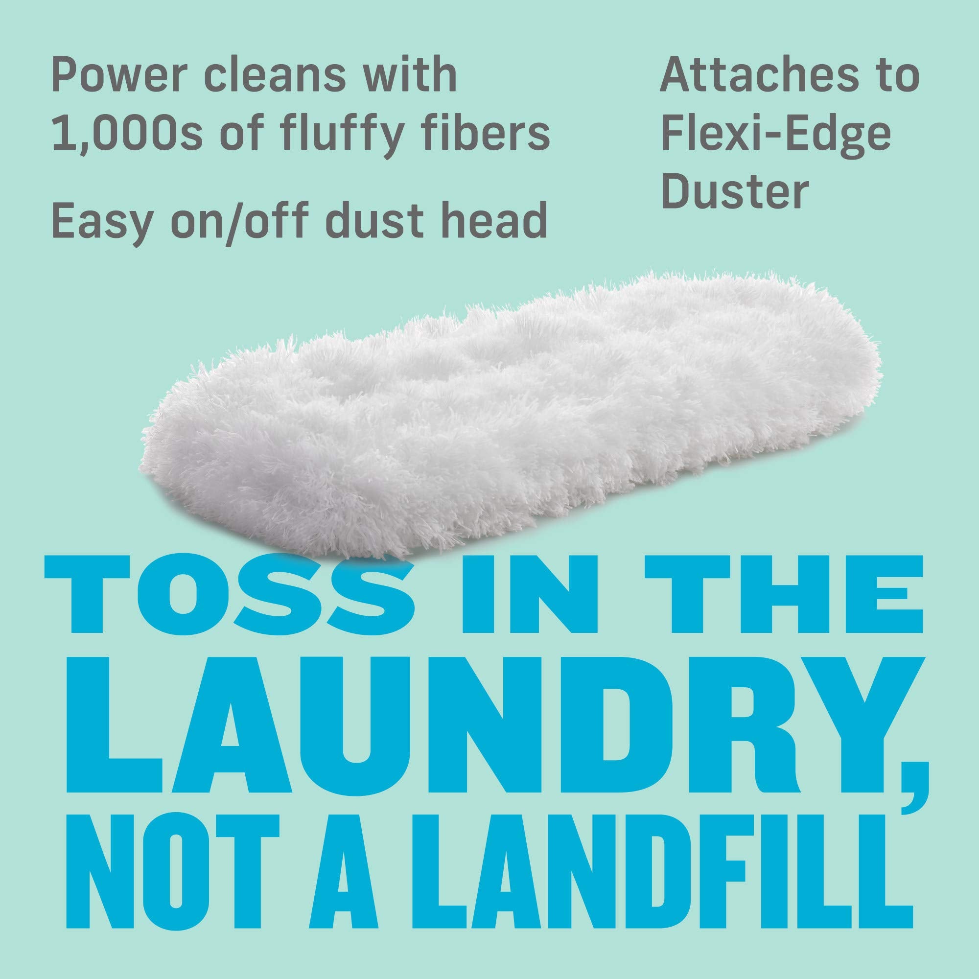 E-Cloth Flexi-Edge Floor & Wall Duster Head - Reusable Mop Head for Hard Floors & Surfaces 4