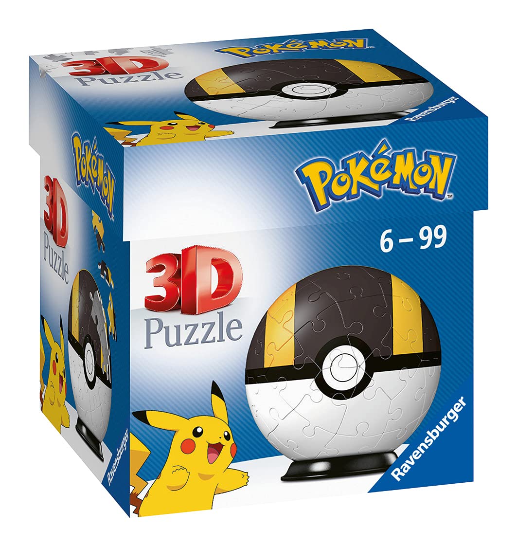 Ravensburger Pokémon Ultra Ball 3D Jigsaw Puzzle Ball - 54 Pieces 7