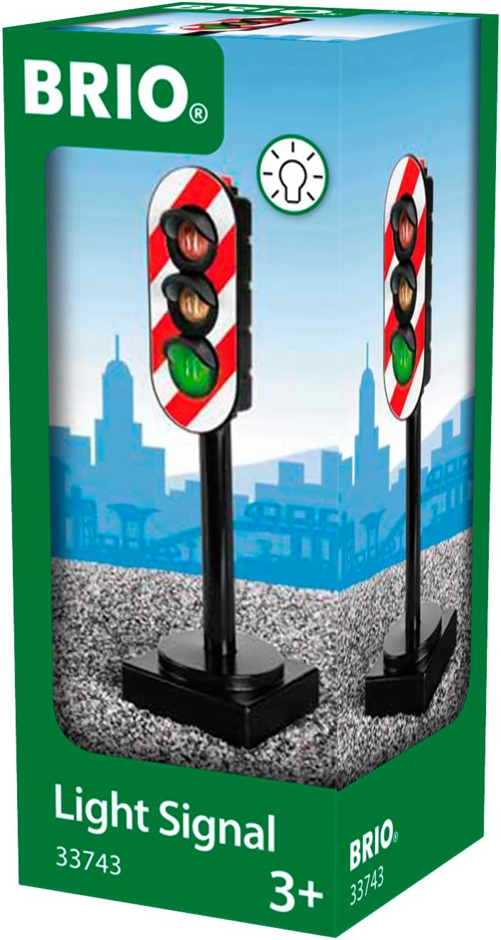 BRIO World Railway Light Signal - Traffic Light Toy for Kids 3 Years Up 5